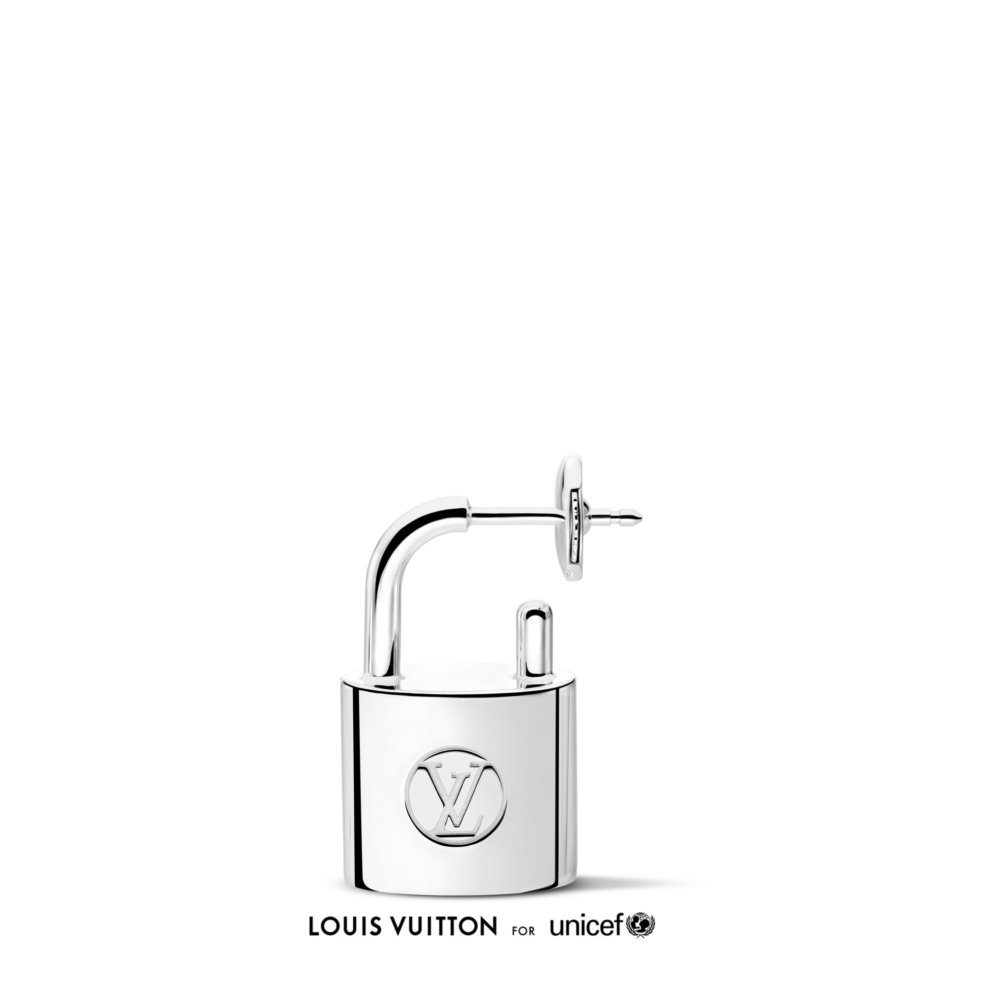 Silver Lockit Ohrringe, Sterlingsilber - Einzelstück  Schmuck Kategorien Ohrringe | LOUIS VUITTON (Zoom)