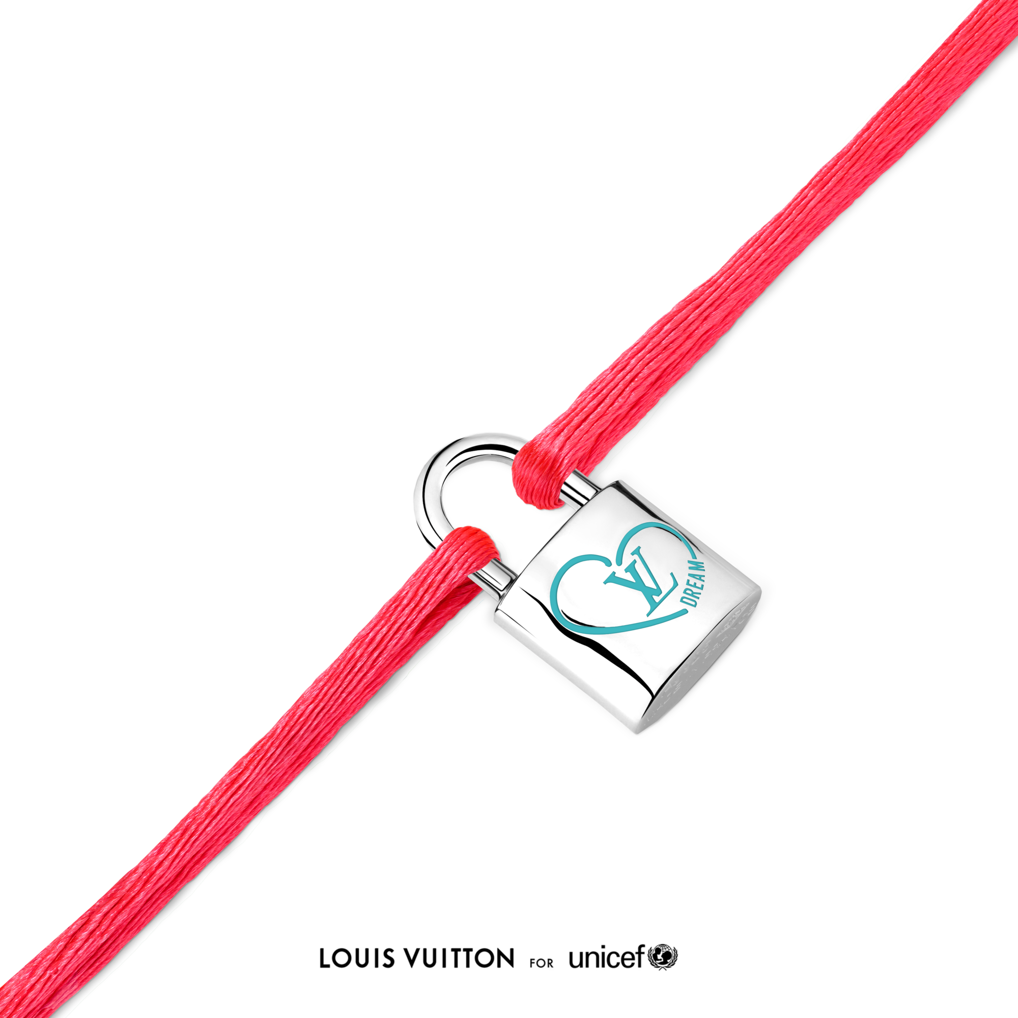 Silver Lockit x Felix Armband, Sterlingsilber, blauer Lack und eine blaue Schnur aus Polyester  Schmuck Kategorien Armbänder | LOUIS VUITTON (Zoom)
