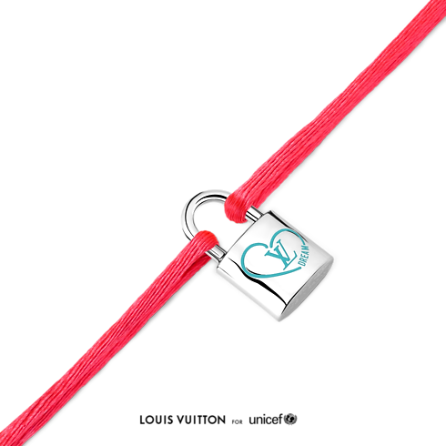 Silver Lockit x Felix Armband, Sterlingsilber, blauer Lack und eine blaue Schnur aus Polyester Schmuck Kategorien Armbänder | LOUIS VUITTON (Zoom)