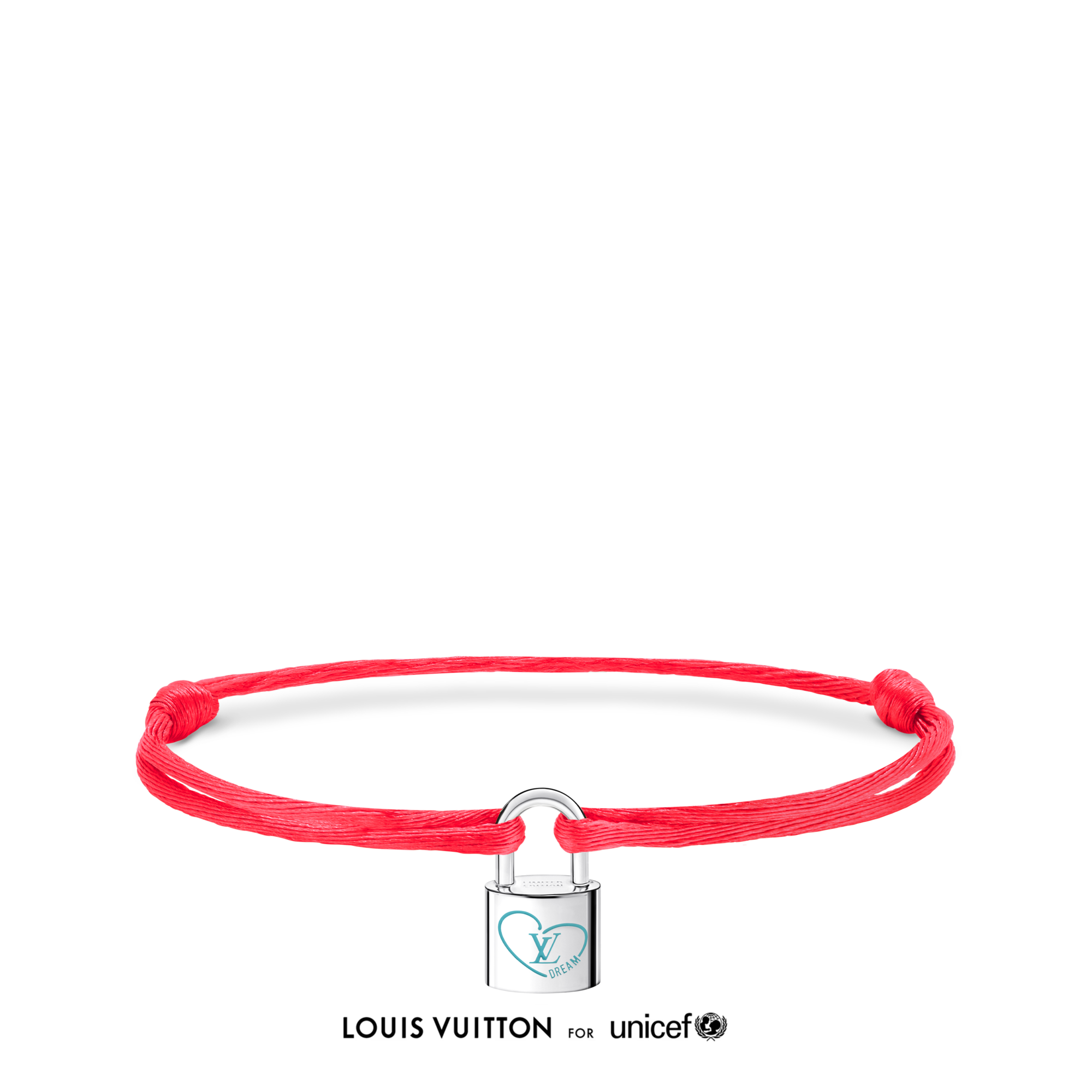 Silver Lockit x Felix Armband, Sterlingsilber, blauer Lack und eine blaue Schnur aus Polyester  Schmuck Kategorien Armbänder | LOUIS VUITTON (Zoom)