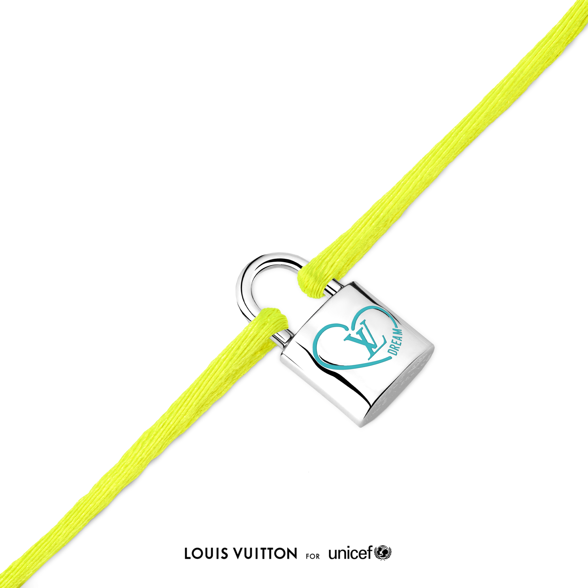 Silver Lockit x Felix Armband, Sterlingsilber, blauer Lack und eine blaue Schnur aus Polyester  Schmuck Kategorien Armbänder | LOUIS VUITTON (Zoom)