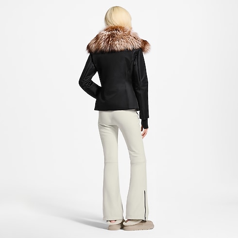 Skijacke mit Kragen aus Fuchspelz und Gürtel Damen Ready to Wear Mäntel und Jacken | LOUIS VUITTON (Zoom)