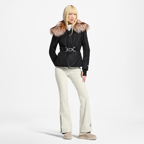 Skijacke mit Kragen aus Fuchspelz und Gürtel Damen Ready to Wear Mäntel und Jacken | LOUIS VUITTON (Zoom)