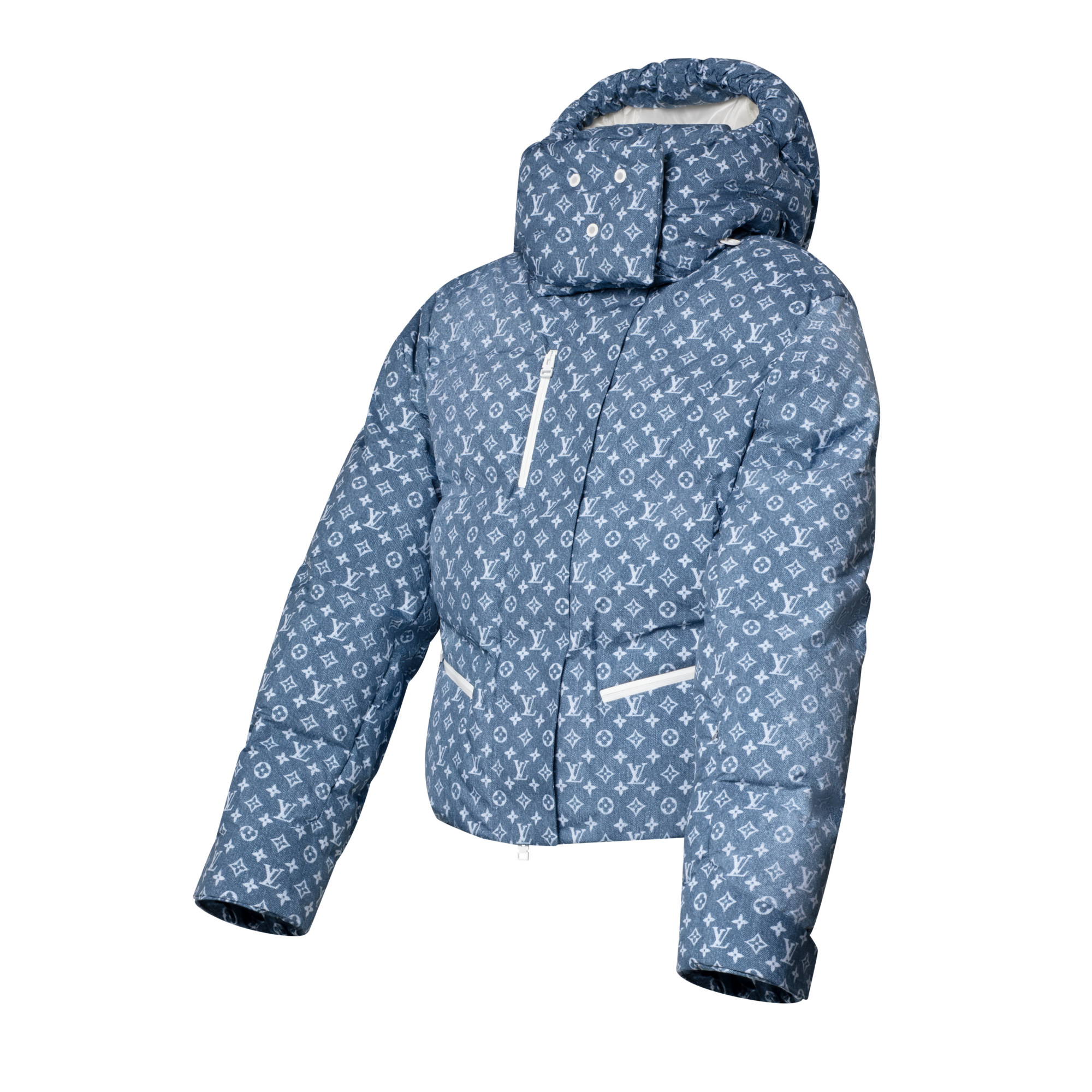 Skijacke mit Monogram-Motiv in Denim-Optik  Damen Ready to Wear Mäntel und Jacken | LOUIS VUITTON (Zoom)