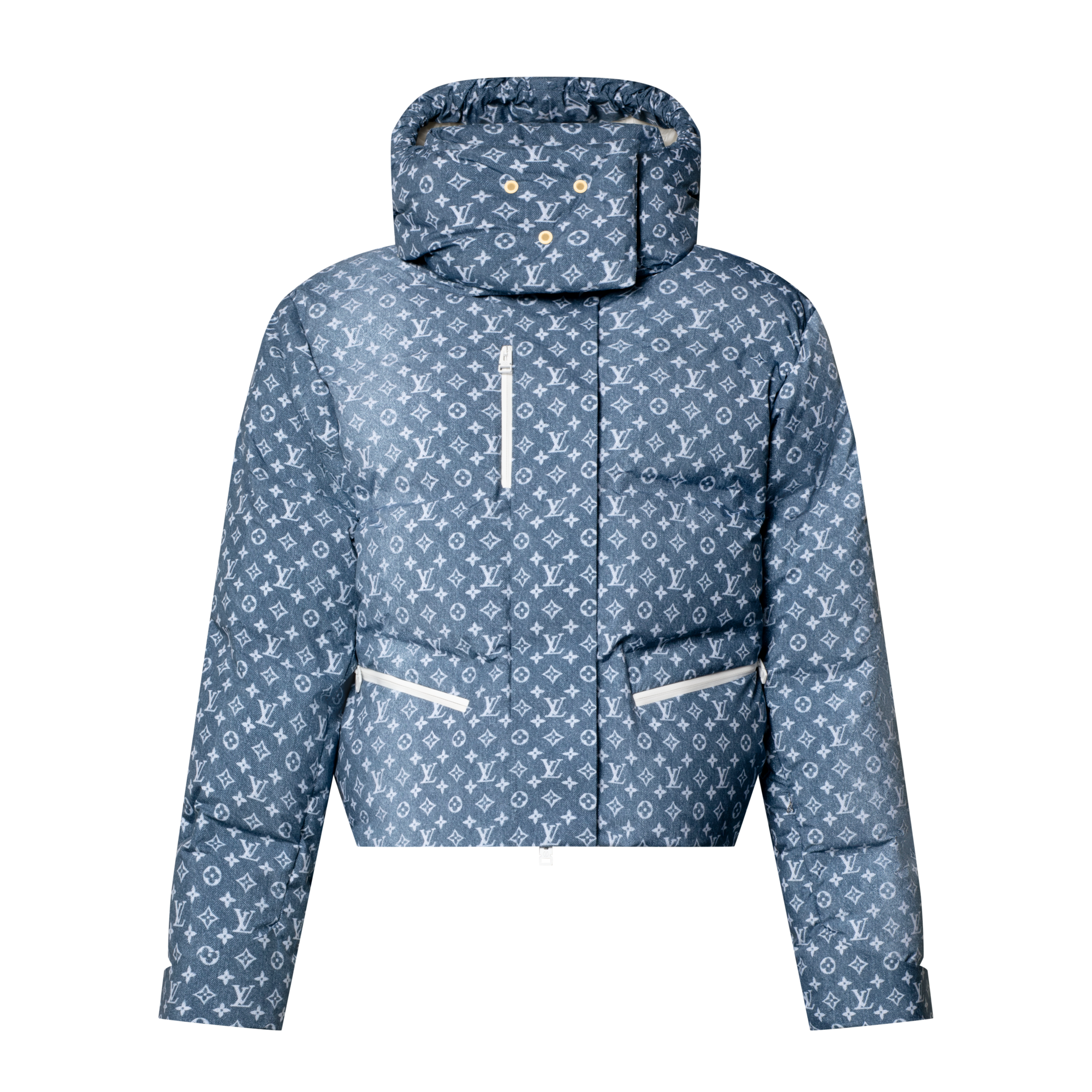 Skijacke mit Monogram-Motiv in Denim-Optik  Damen Ready to Wear Mäntel und Jacken | LOUIS VUITTON (Zoom)
