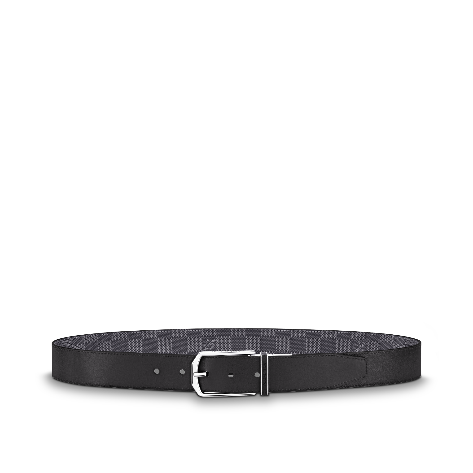 Slender Wendegürtel 35 mm Damier Graphite Canvas - Accessoires 