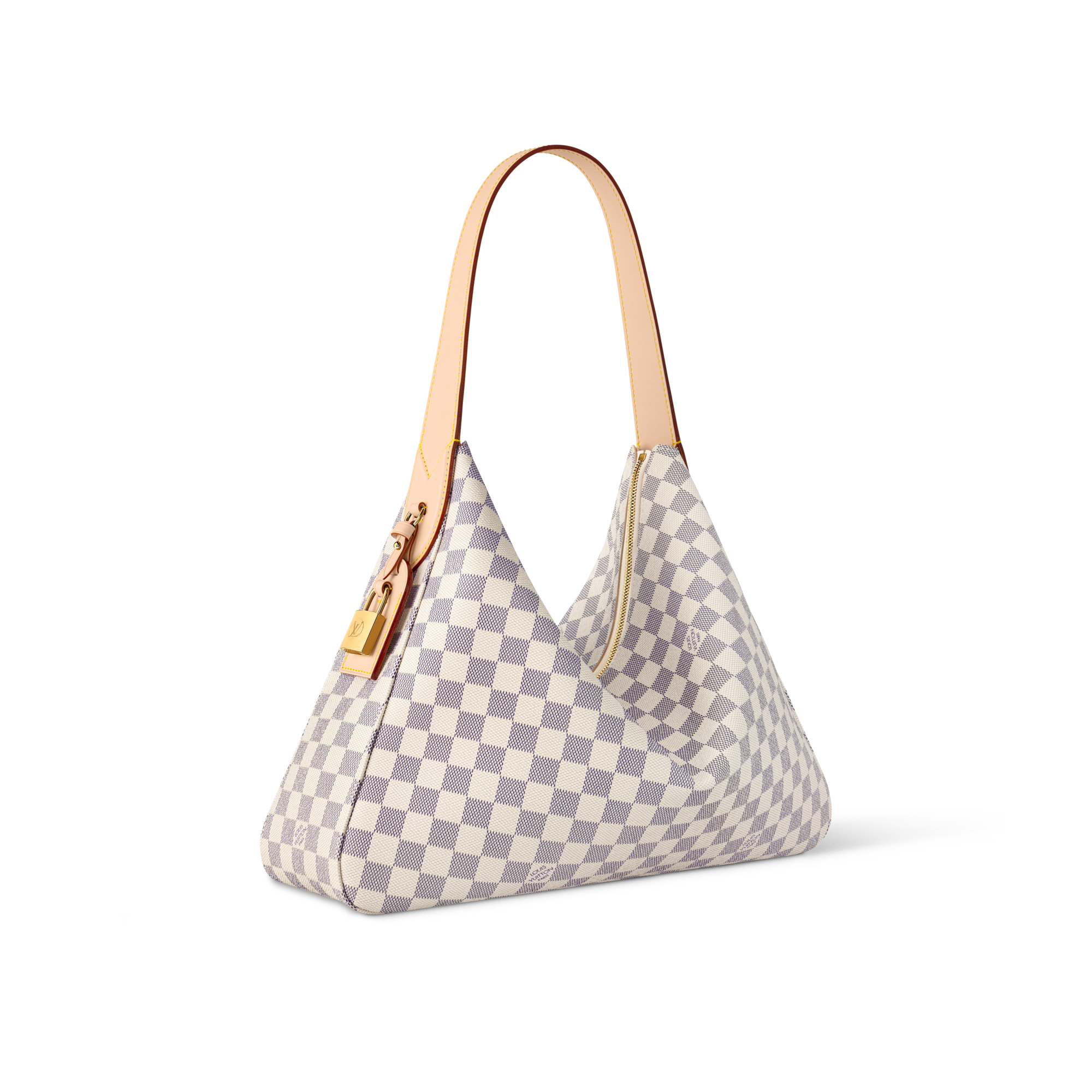 Slouchy MM Damier Azur Canvas Taschen und Kleinlederwaren Damen Handtaschen Neuheiten | LOUIS VUITTON (Zoom)