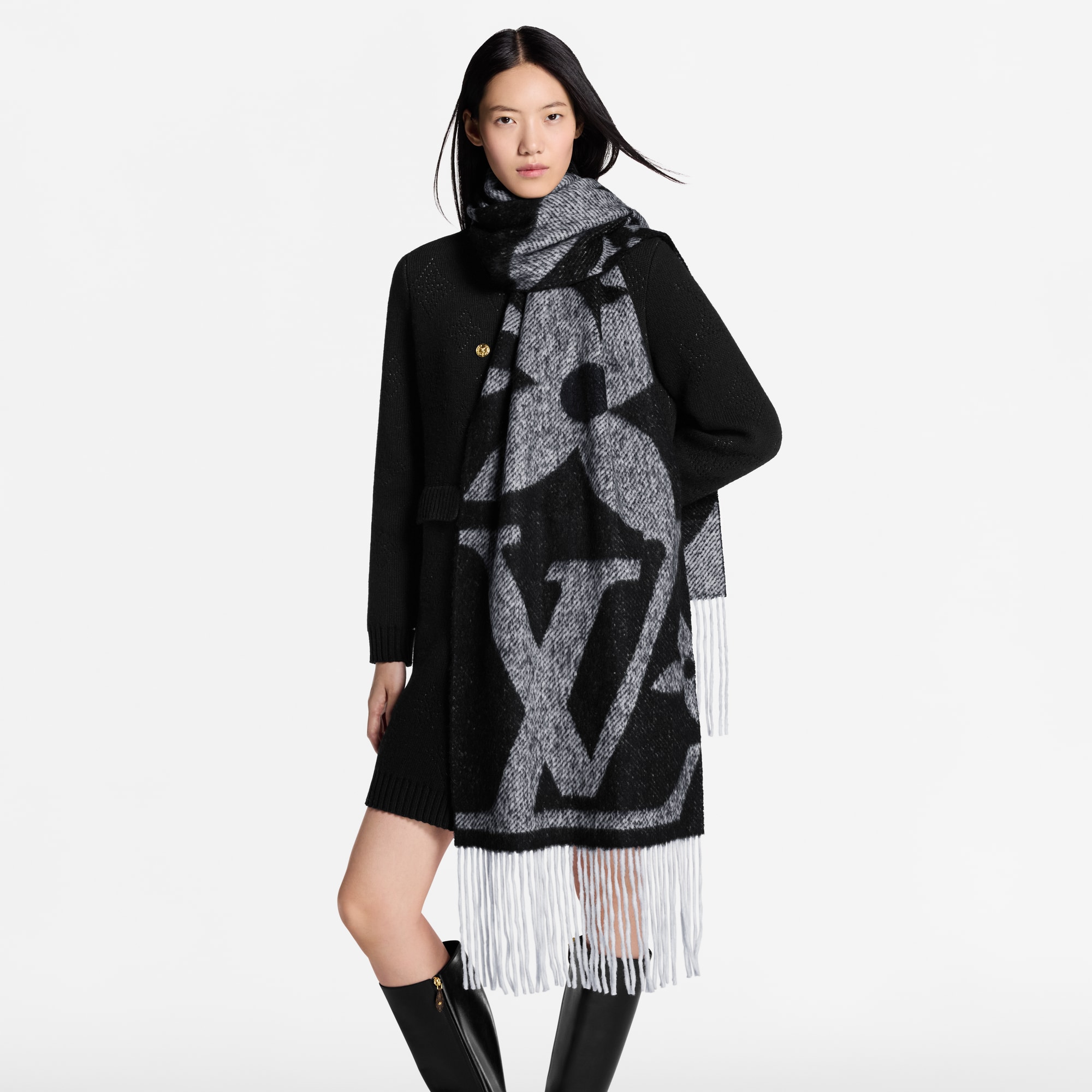 Snowy Kaleidoscope Schal S00 Damen Accessoires Schals | LOUIS VUITTON (Zoom)