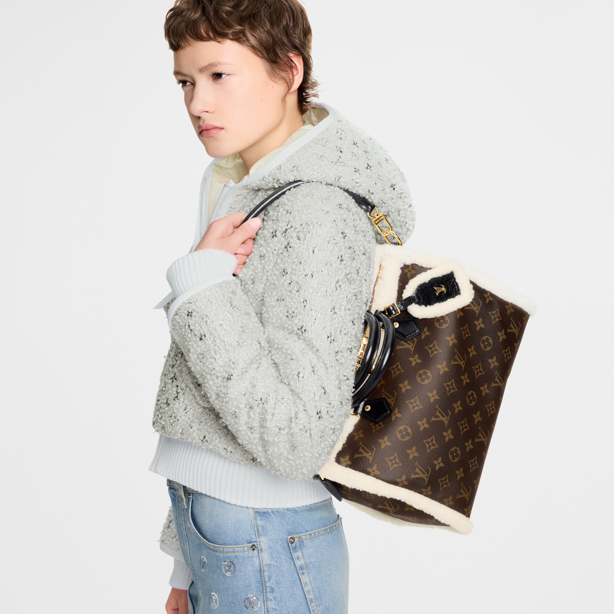 Speedy 20 mit Schulterriemen H33 Taschen und Kleinlederwaren Damen Handtaschen LV Ikonen | LOUIS VUITTON (Zoom)