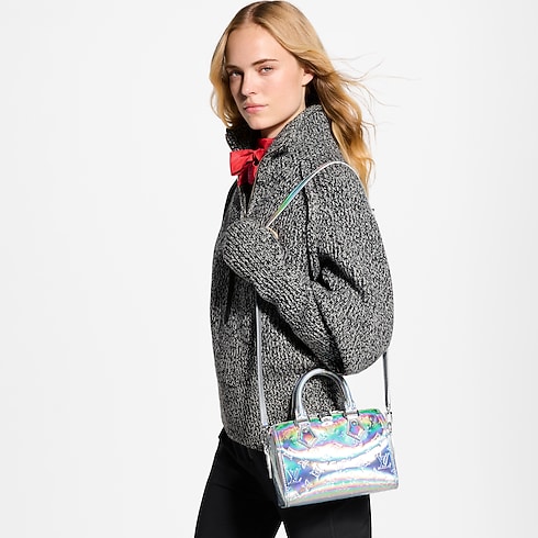 Speedy 20 mit Schulterriemen Autres Toiles Monogram Damen Neuheiten Damen } | LOUIS VUITTON (Zoom)