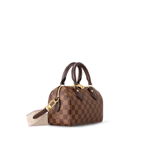 Speedy 20 mit Schulterriemen Damier Ebene Canvas Taschen und Kleinlederwaren Damen Handtaschen LV Ikonen | LOUIS VUITTON (Zoom)