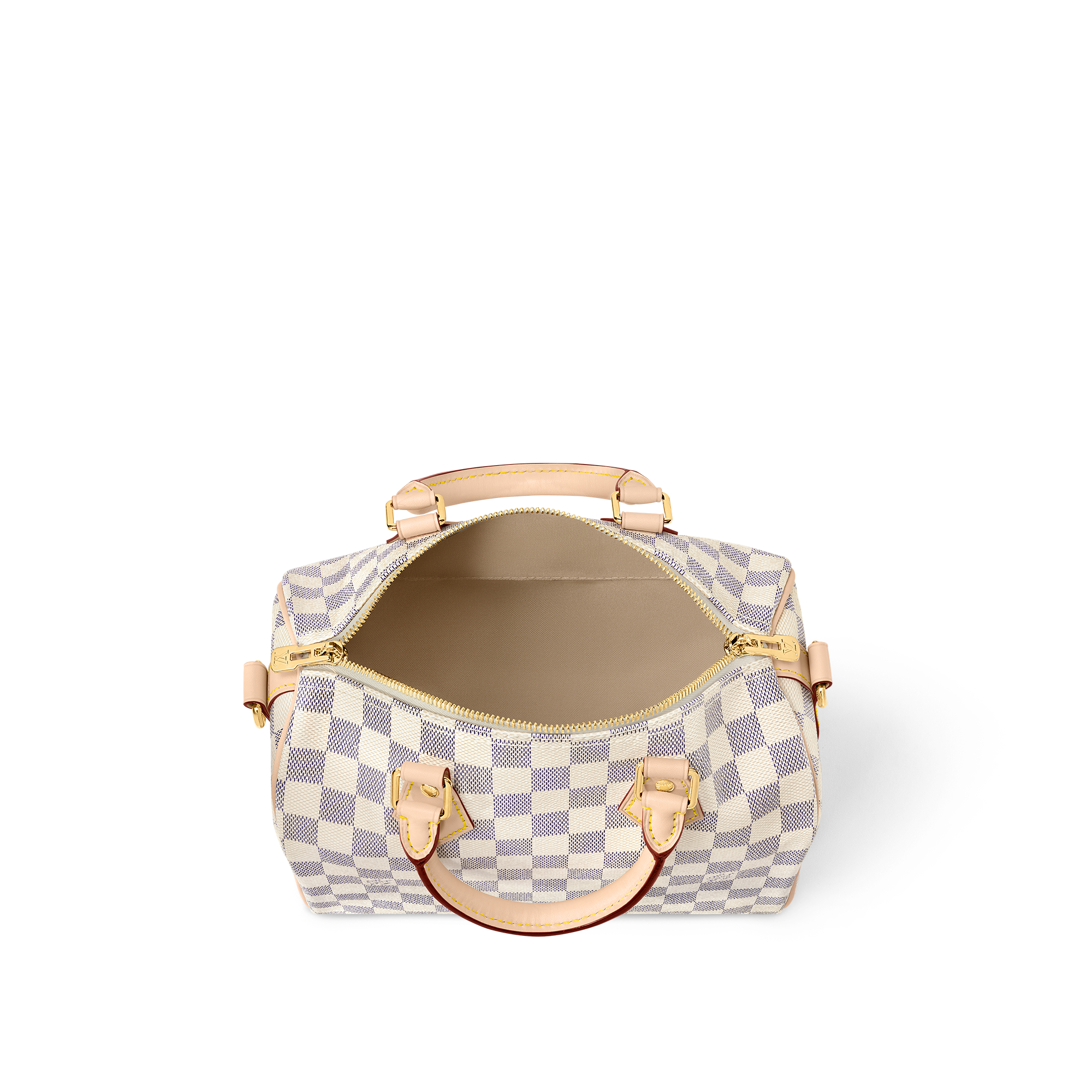Speedy 25 mit Schulterriemen Damier Azur Canvas Damen Handtaschen Alle Handtaschen | LOUIS VUITTON (Zoom)
