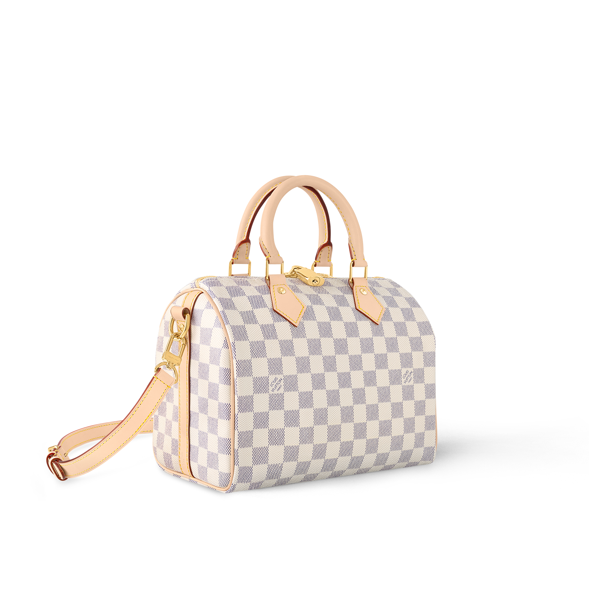 Speedy 25 mit Schulterriemen Damier Azur Canvas Damen Handtaschen Alle Handtaschen | LOUIS VUITTON (Zoom)