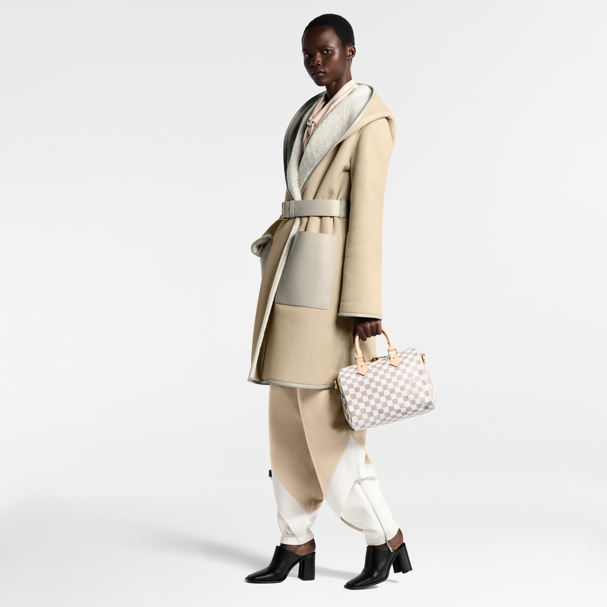 Speedy 25 mit Schulterriemen Damier Azur Canvas Damen Handtaschen Alle Handtaschen | LOUIS VUITTON (Zoom)