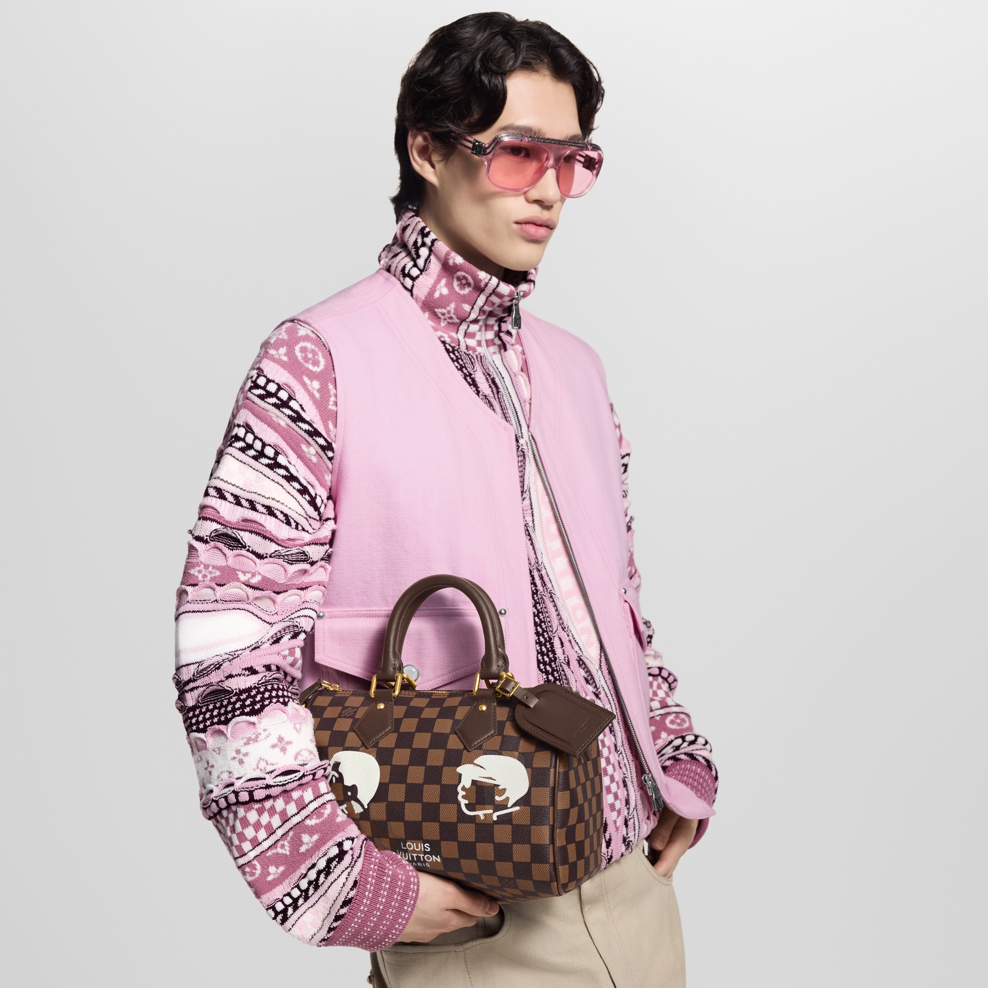 Speedy 25 mit Schulterriemen Damier Other Taschen und Kleinlederwaren Herren Taschen Neuheiten | LOUIS VUITTON (Zoom)