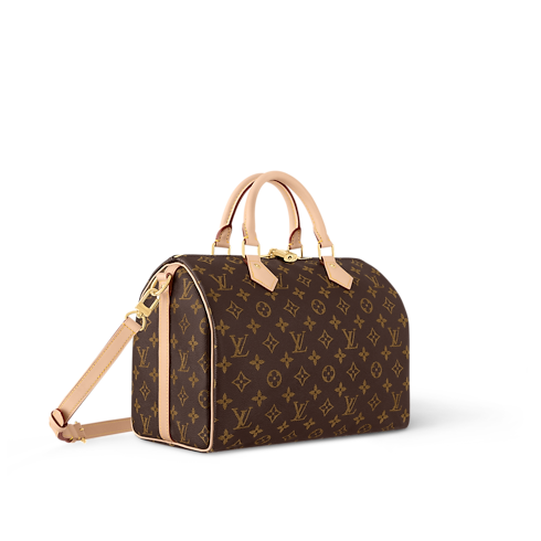 Speedy 30 mit Schulterriemen Monogram Canvas Damen Handtaschen Alle Handtaschen | LOUIS VUITTON (Zoom)