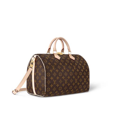 Speedy 35 mit Schulterriemen Monogram Canvas Damen Handtaschen Alle Handtaschen | LOUIS VUITTON (Zoom)