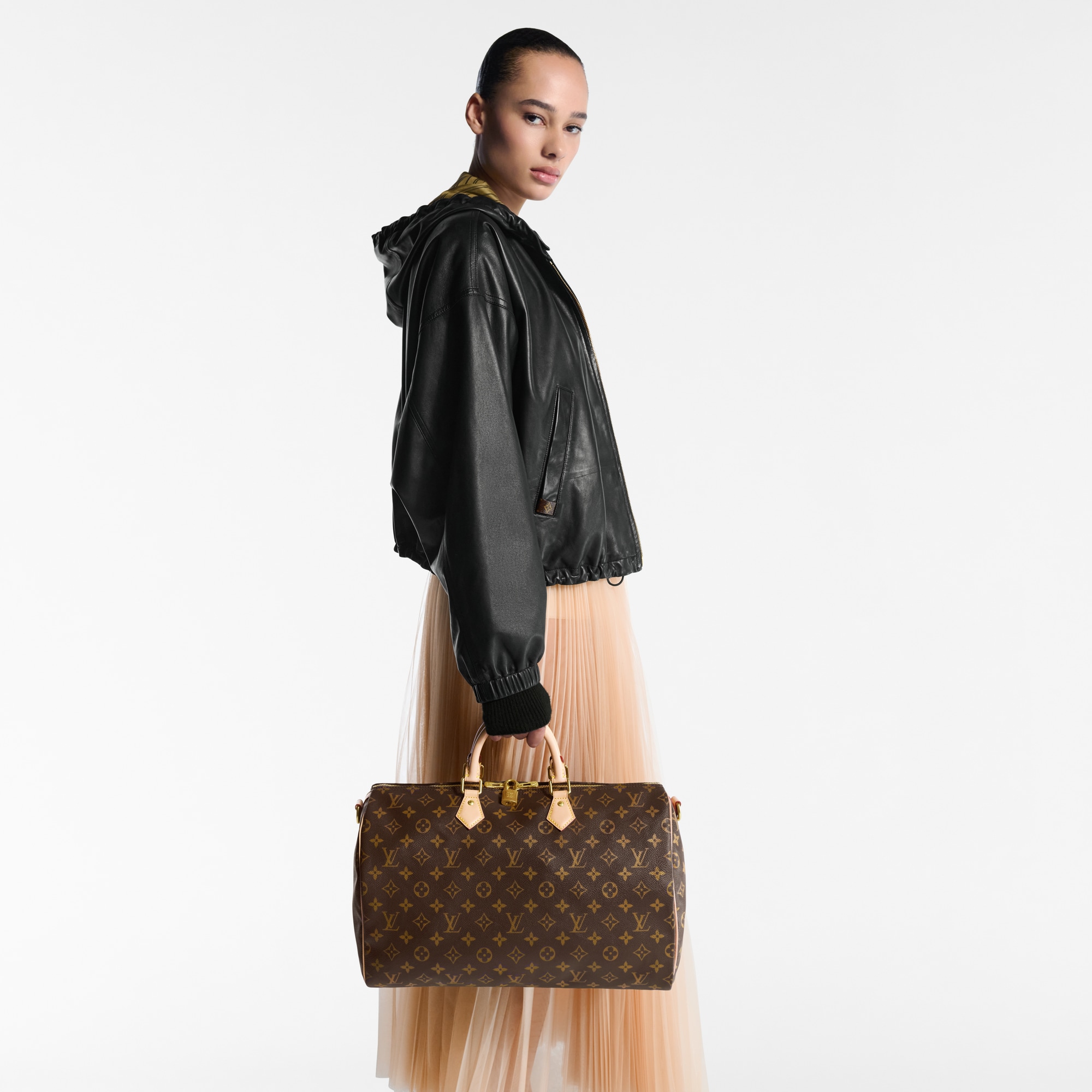 Speedy 40 mit Schulterriemen Monogram Canvas Damen Handtaschen Alle Handtaschen | LOUIS VUITTON (Zoom)