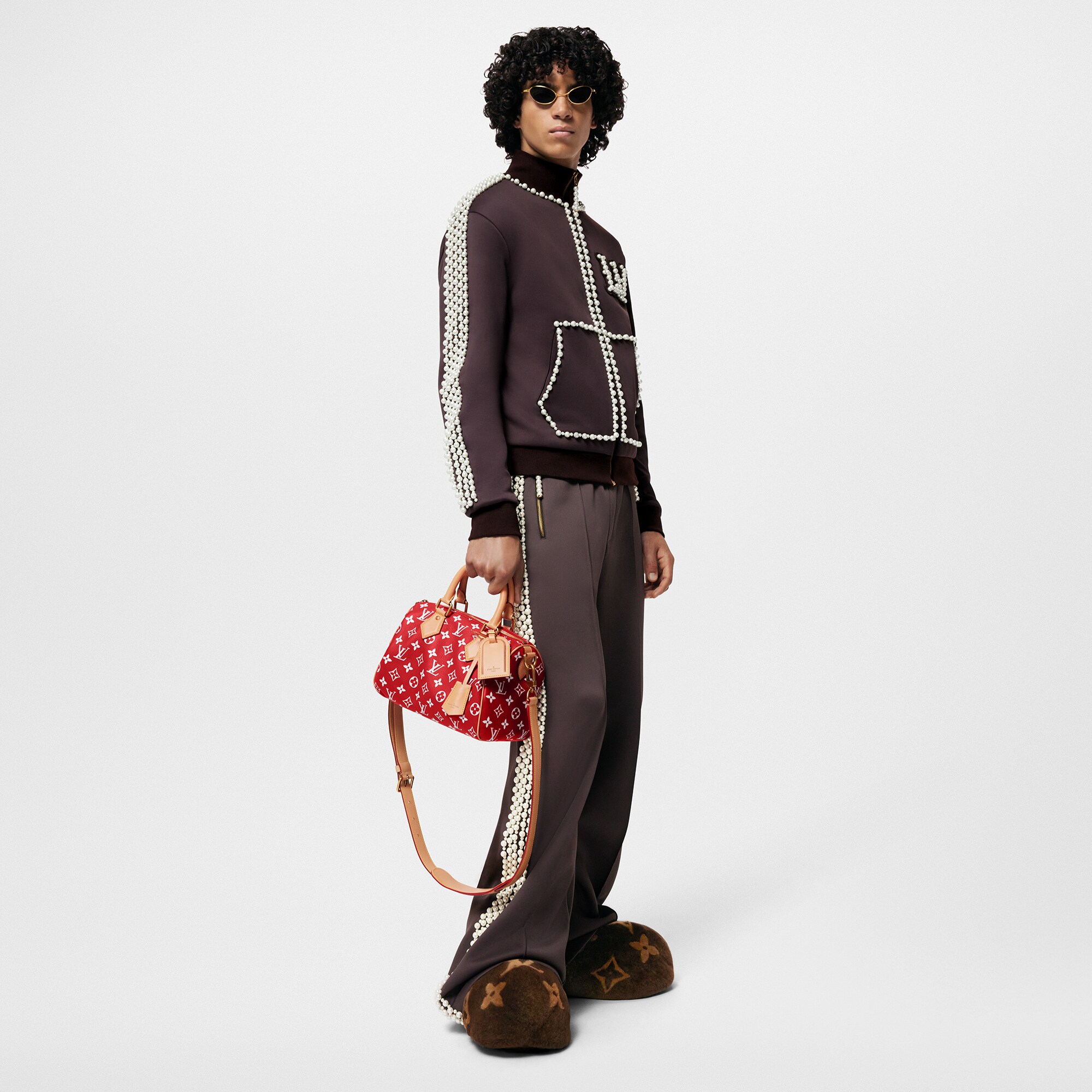 Speedy P9 25 mit Schulterriemen Autres Cuirs Monogram Les Extraordinaires Lederwaren und Reisegepäck Speedy P9 | LOUIS VUITTON (Zoom)