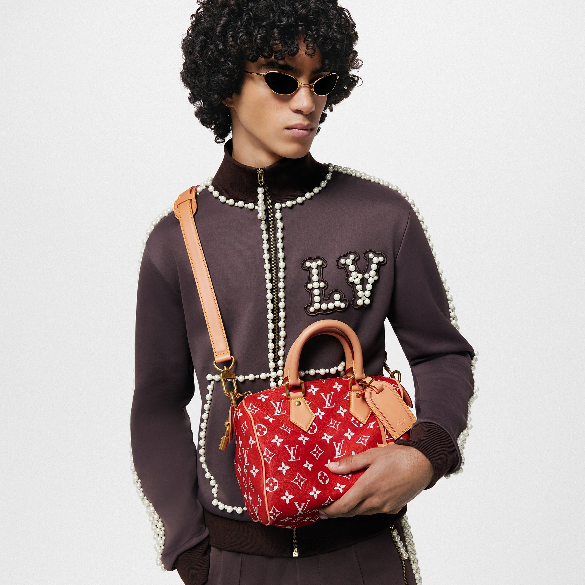 Speedy P9 25 mit Schulterriemen Autres Cuirs Monogram Les Extraordinaires Lederwaren und Reisegepäck Speedy P9 | LOUIS VUITTON (Zoom)