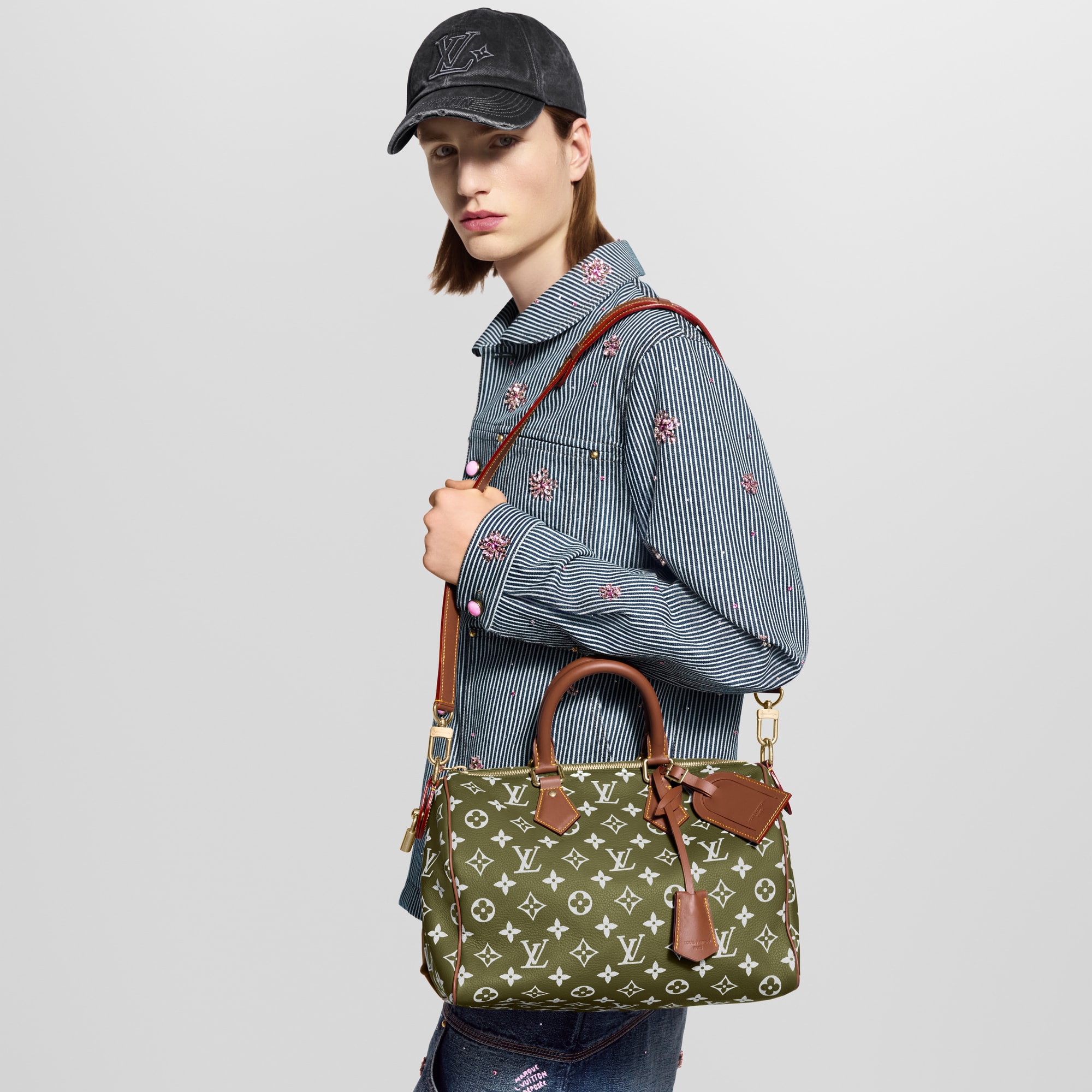 Speedy P9 30 mit Schulterriemen Autres Cuirs Monogram Les Extraordinaires Lederwaren und Reisegepäck Speedy P9 | LOUIS VUITTON (Zoom)