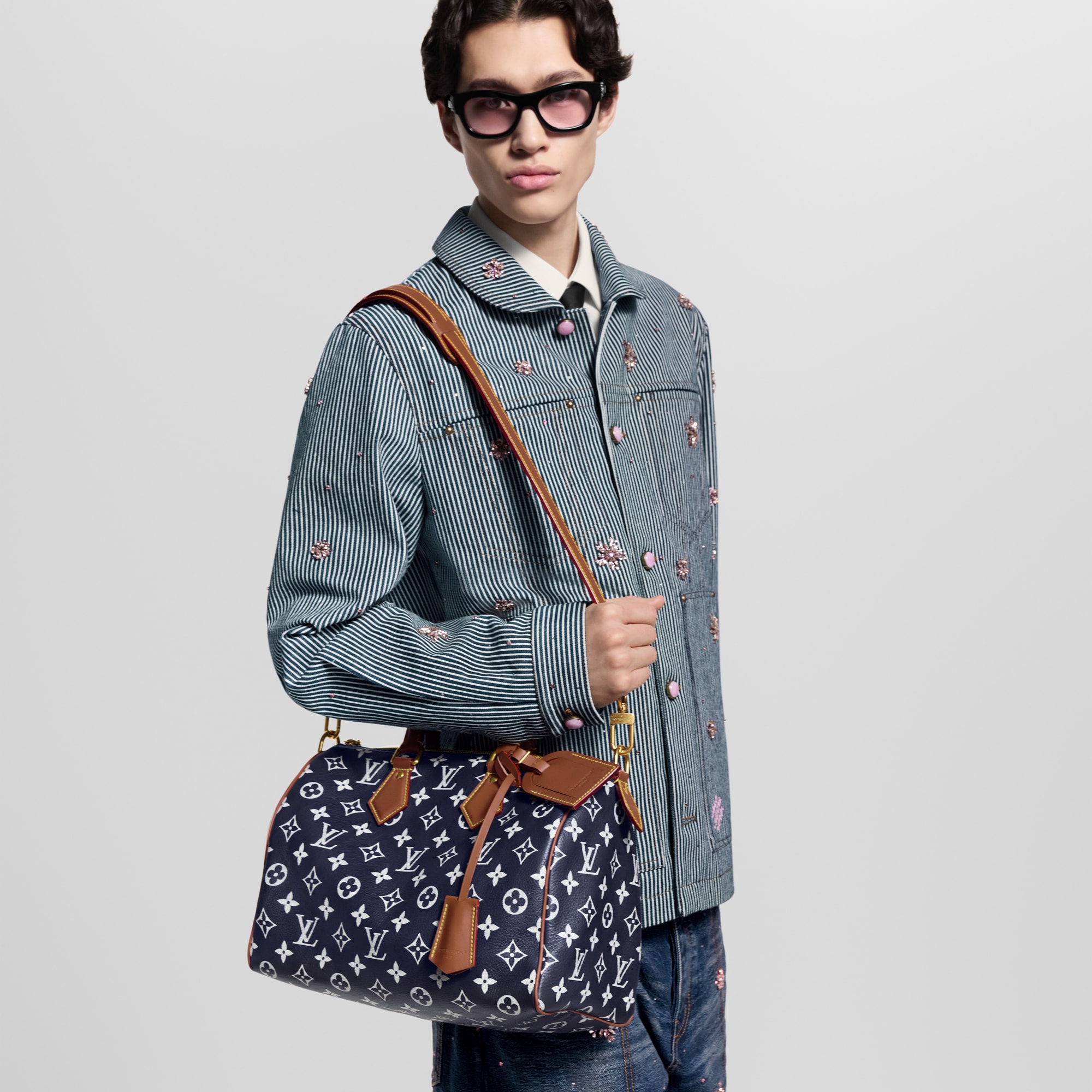 Speedy P9 30 mit Schulterriemen Autres Cuirs Monogram Les Extraordinaires Lederwaren und Reisegepäck Speedy P9 | LOUIS VUITTON (Zoom)