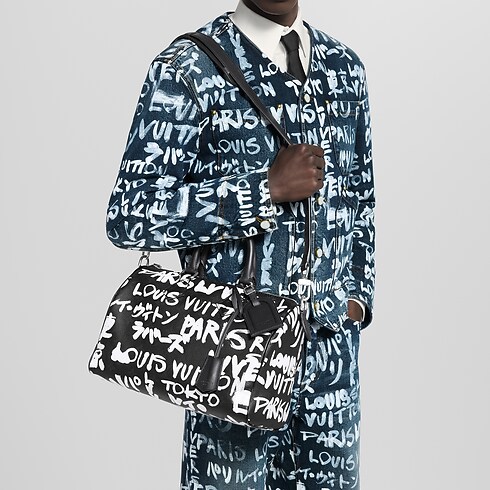 Speedy P9 30 Scribble mit Schulterriemen autres_cuirs_monogram Herren Taschen Speedy P9 | LOUIS VUITTON (Zoom)