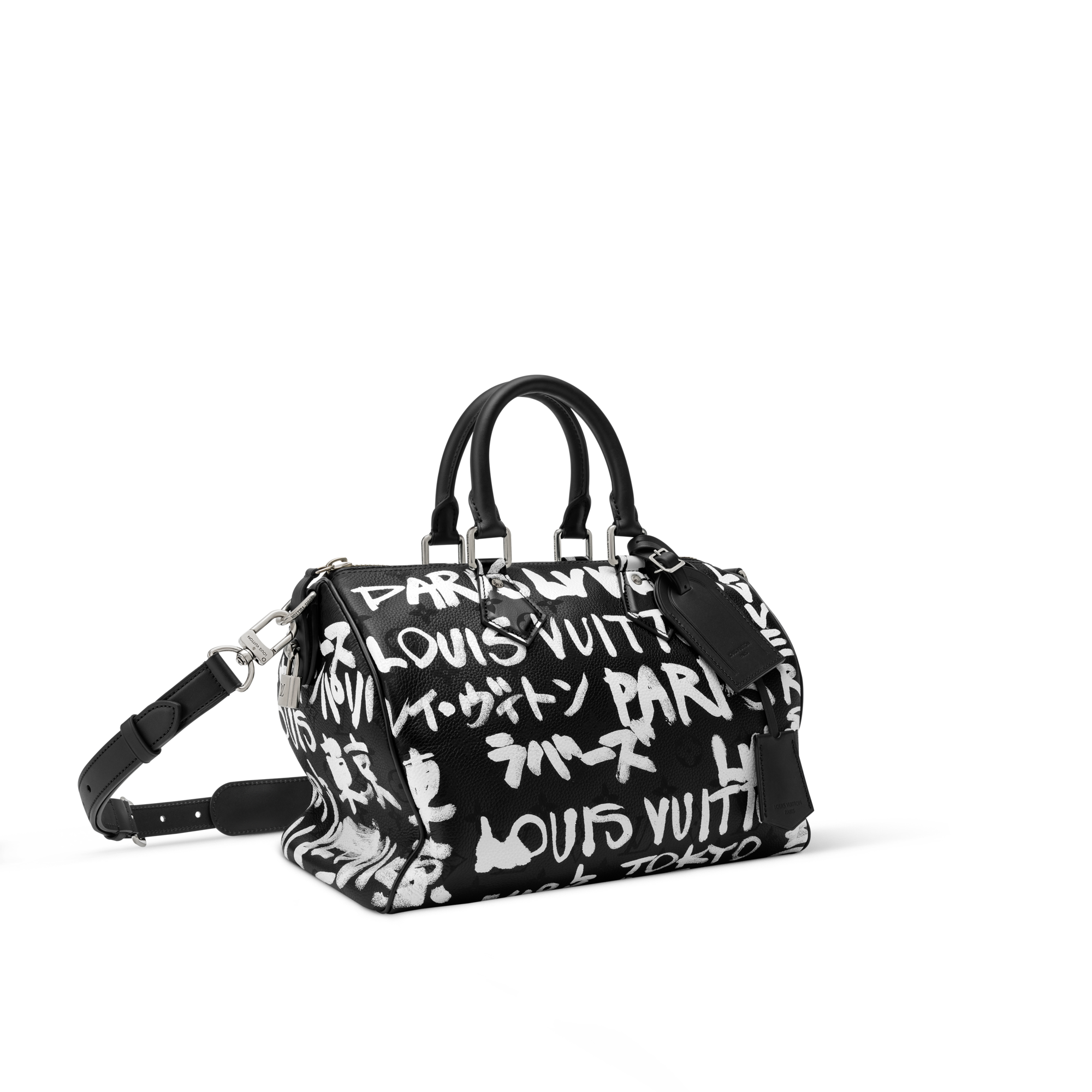 Speedy P9 30 Scribble mit Schulterriemen autres_cuirs_monogram Herren Taschen Speedy P9 | LOUIS VUITTON (Zoom)