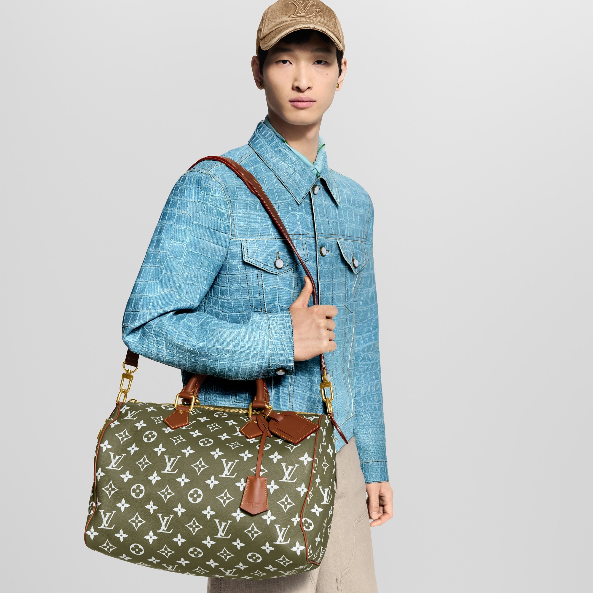 Speedy P9 40 mit Schulterriemen Autres Cuirs Monogram Les Extraordinaires Lederwaren und Reisegepäck Speedy P9 | LOUIS VUITTON (Zoom)
