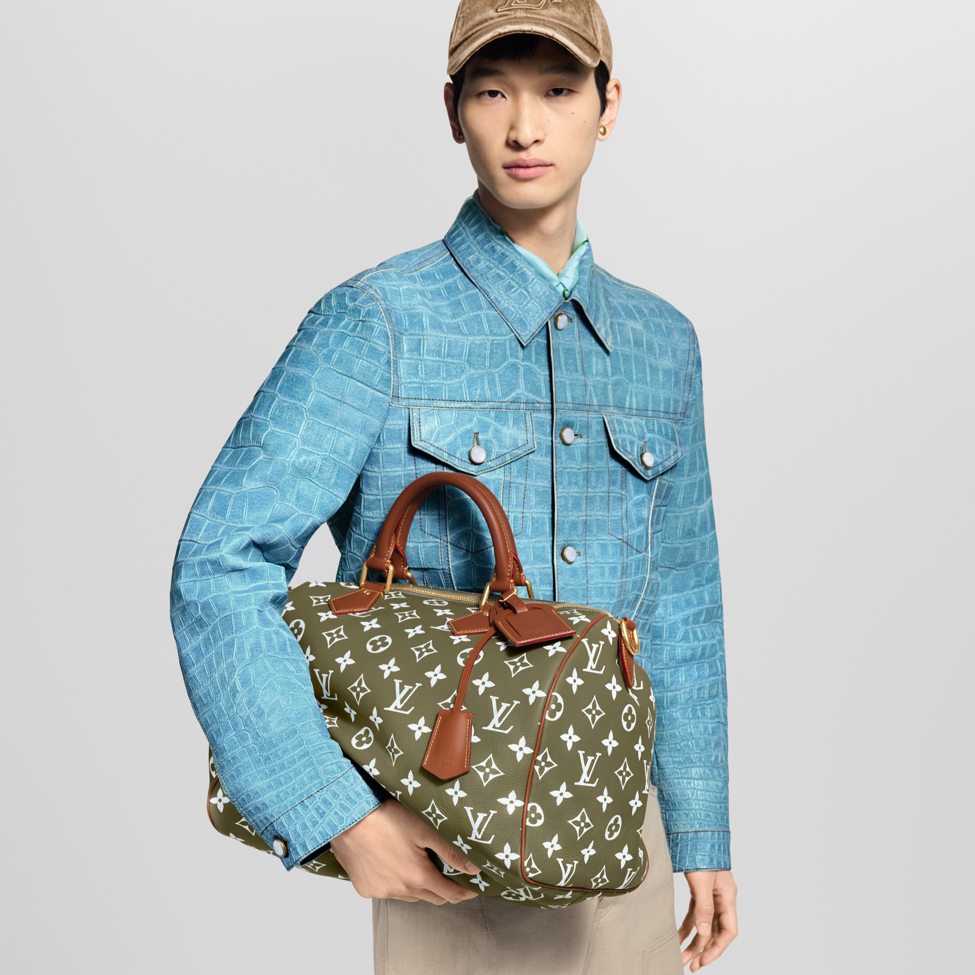 Speedy P9 40 mit Schulterriemen Autres Cuirs Monogram Les Extraordinaires Lederwaren und Reisegepäck Speedy P9 | LOUIS VUITTON (Zoom)