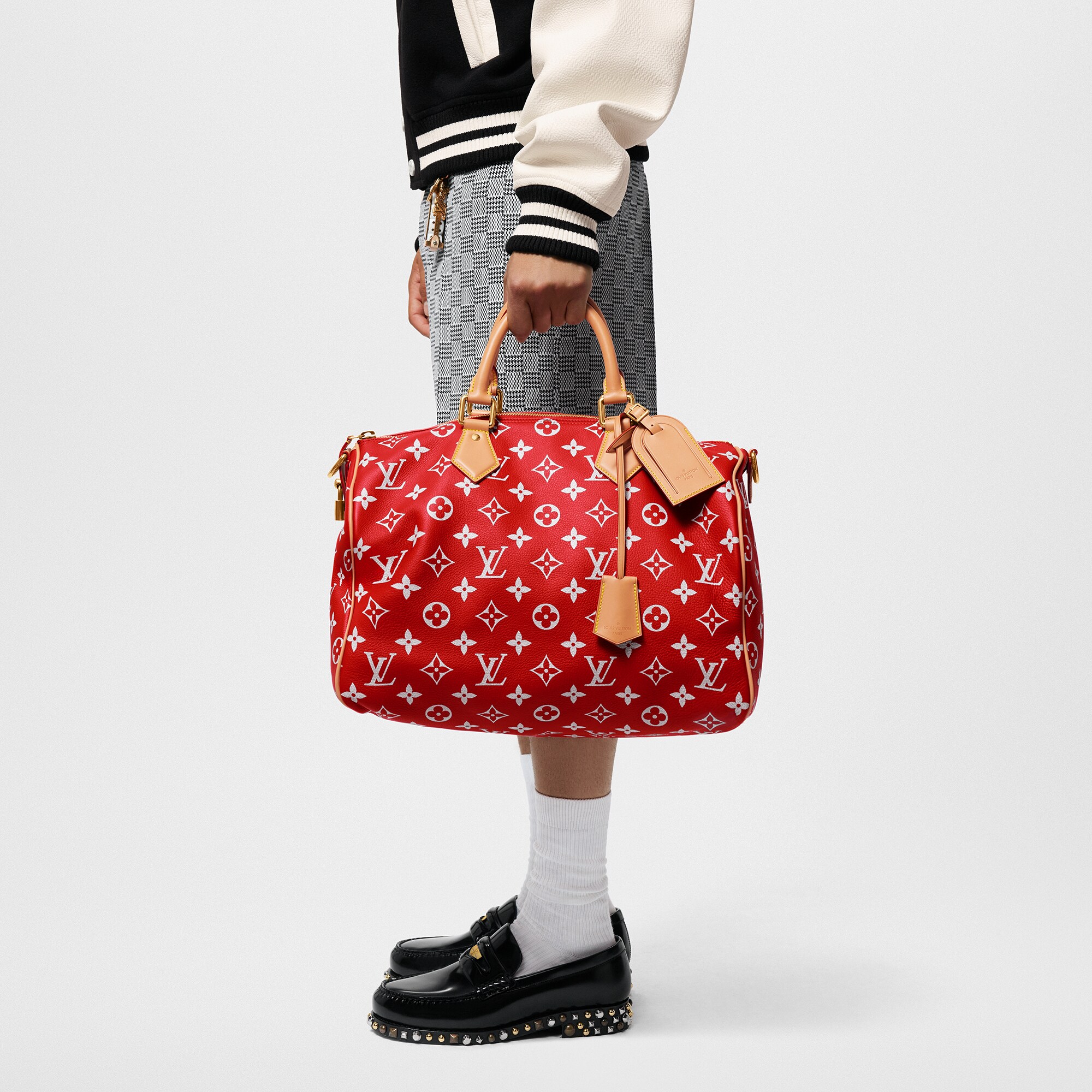 Speedy P9 40 mit Schulterriemen Autres Cuirs Monogram Les Extraordinaires Lederwaren und Reisegepäck Speedy P9 | LOUIS VUITTON (Zoom)