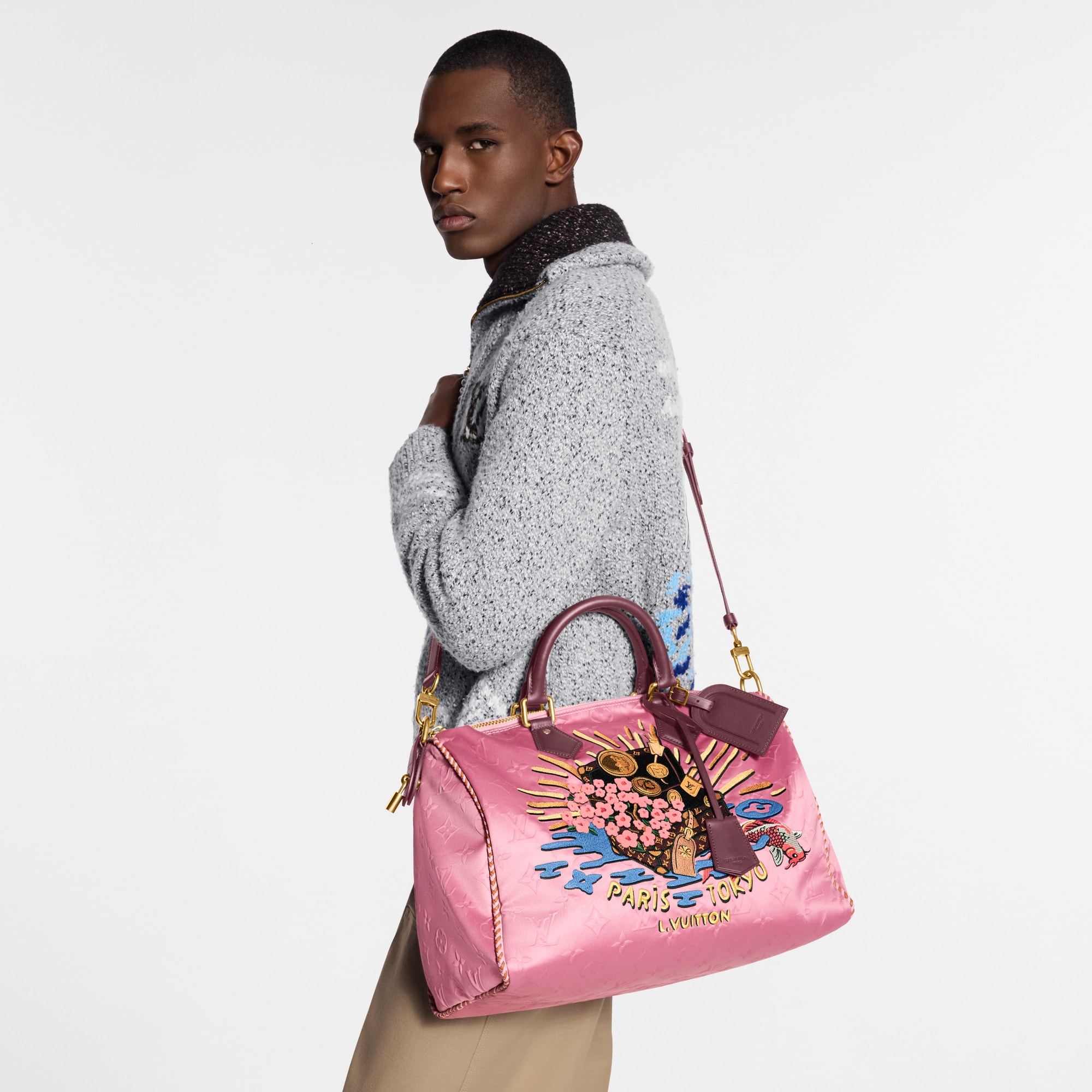 Speedy P9 40 mit Schulterriemen Weitere Monogram Canvas Varianten Herren Taschen Speedy P9 | LOUIS VUITTON (Zoom)