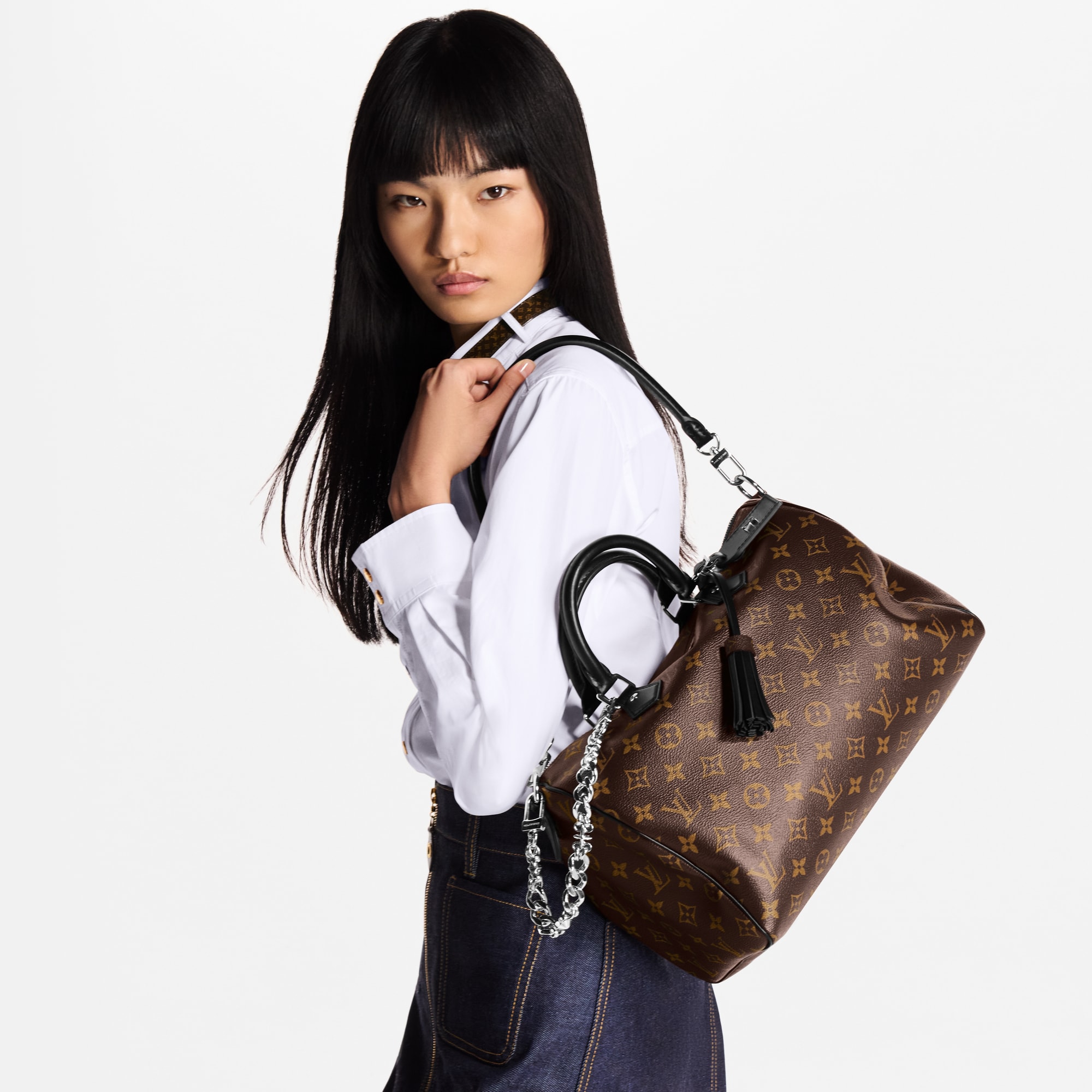Speedy Soft 30 Dark Monogram Canvas Damen Handtaschen Alle Handtaschen | LOUIS VUITTON (Zoom)