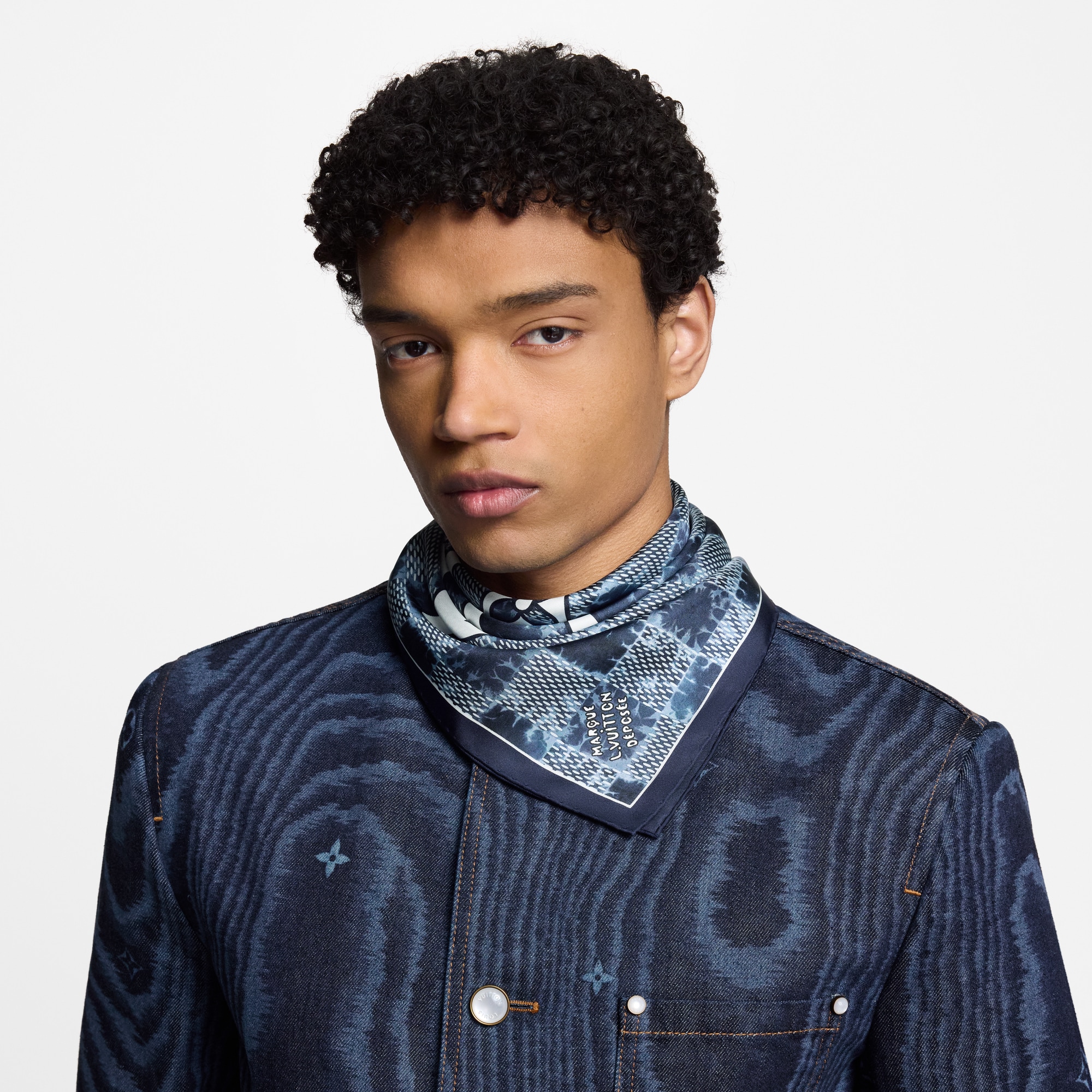 Splash Damier Silk Carré S00 Herren Accessoires Seidentücher und Bandanas | LOUIS VUITTON (Zoom)