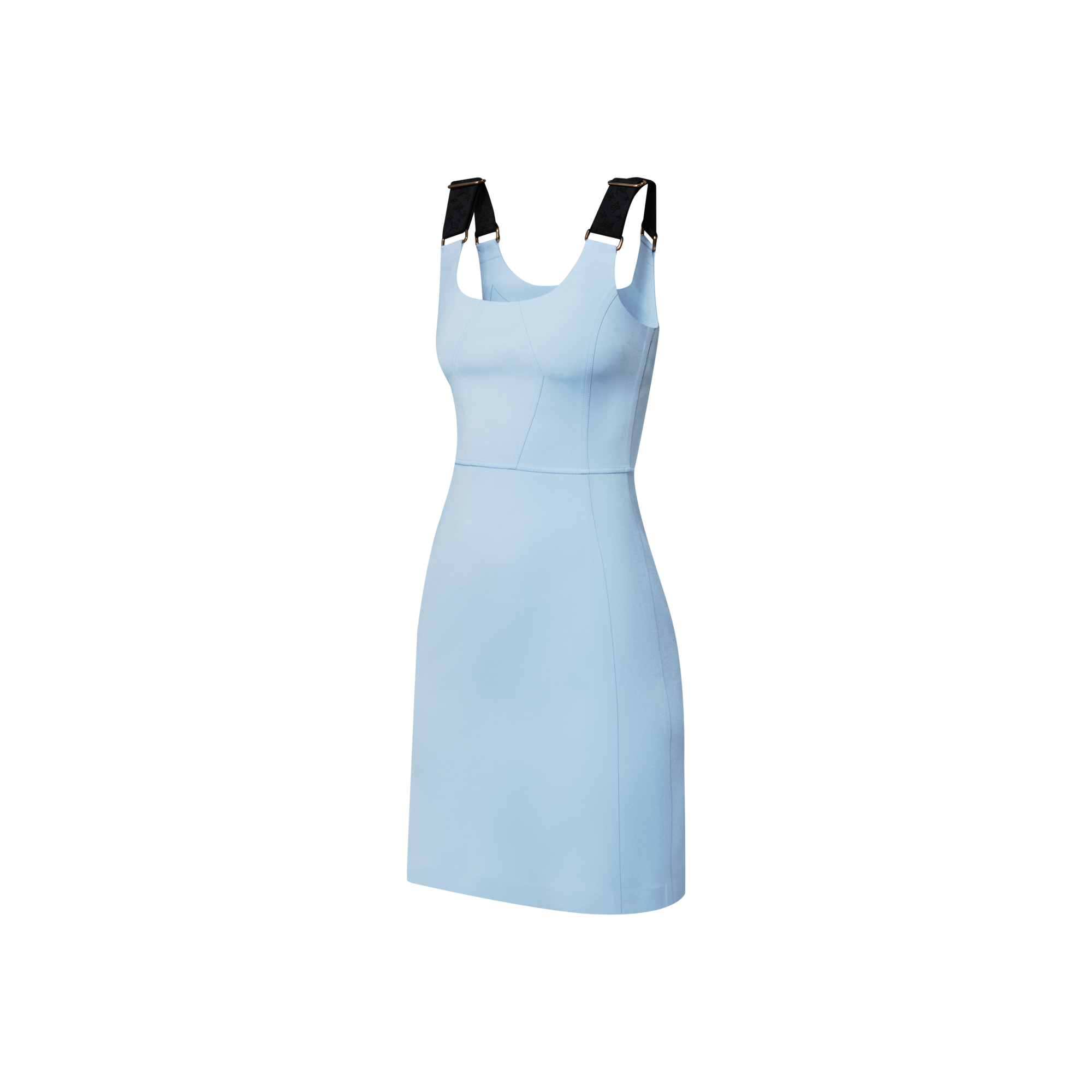 Sportives Kleid aus technischem Gabardine  Damen Ready to Wear Kleider | LOUIS VUITTON (Zoom)