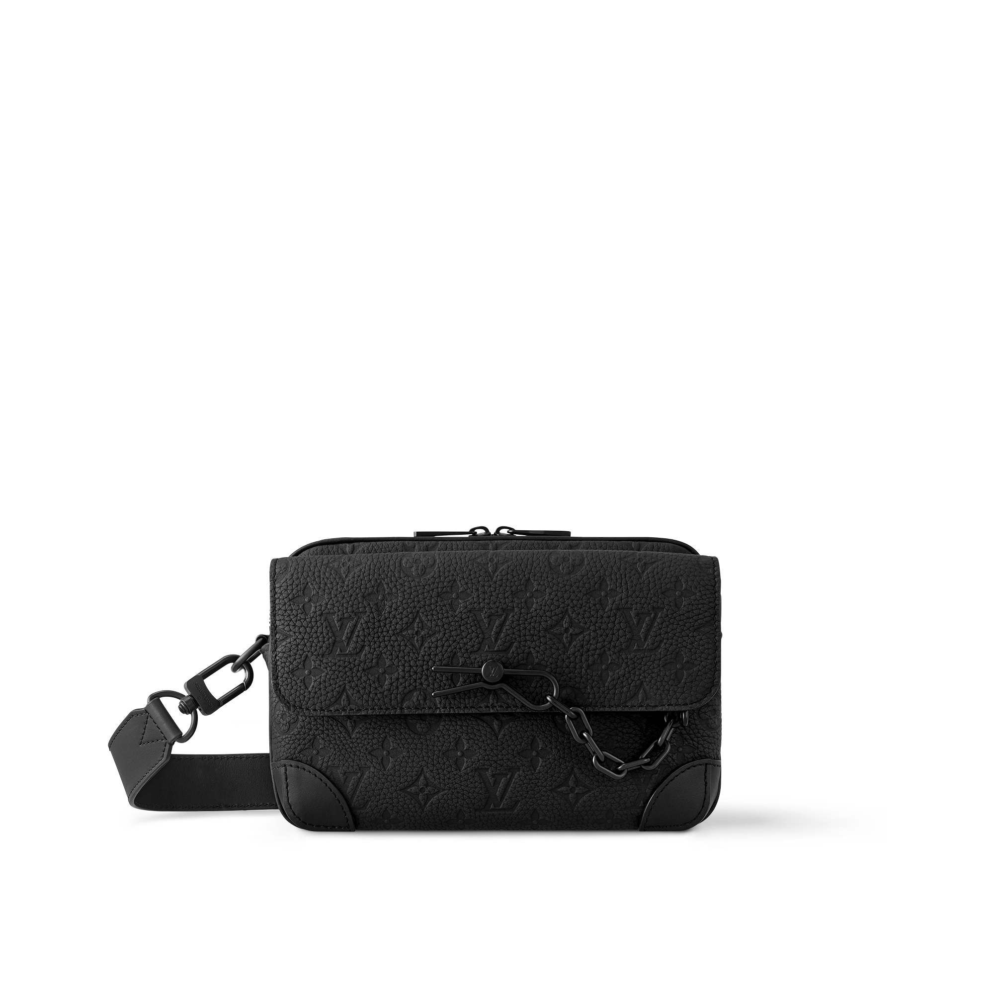Steamer Messenger Tasche Monogram Canvas & Taurillon Leder 