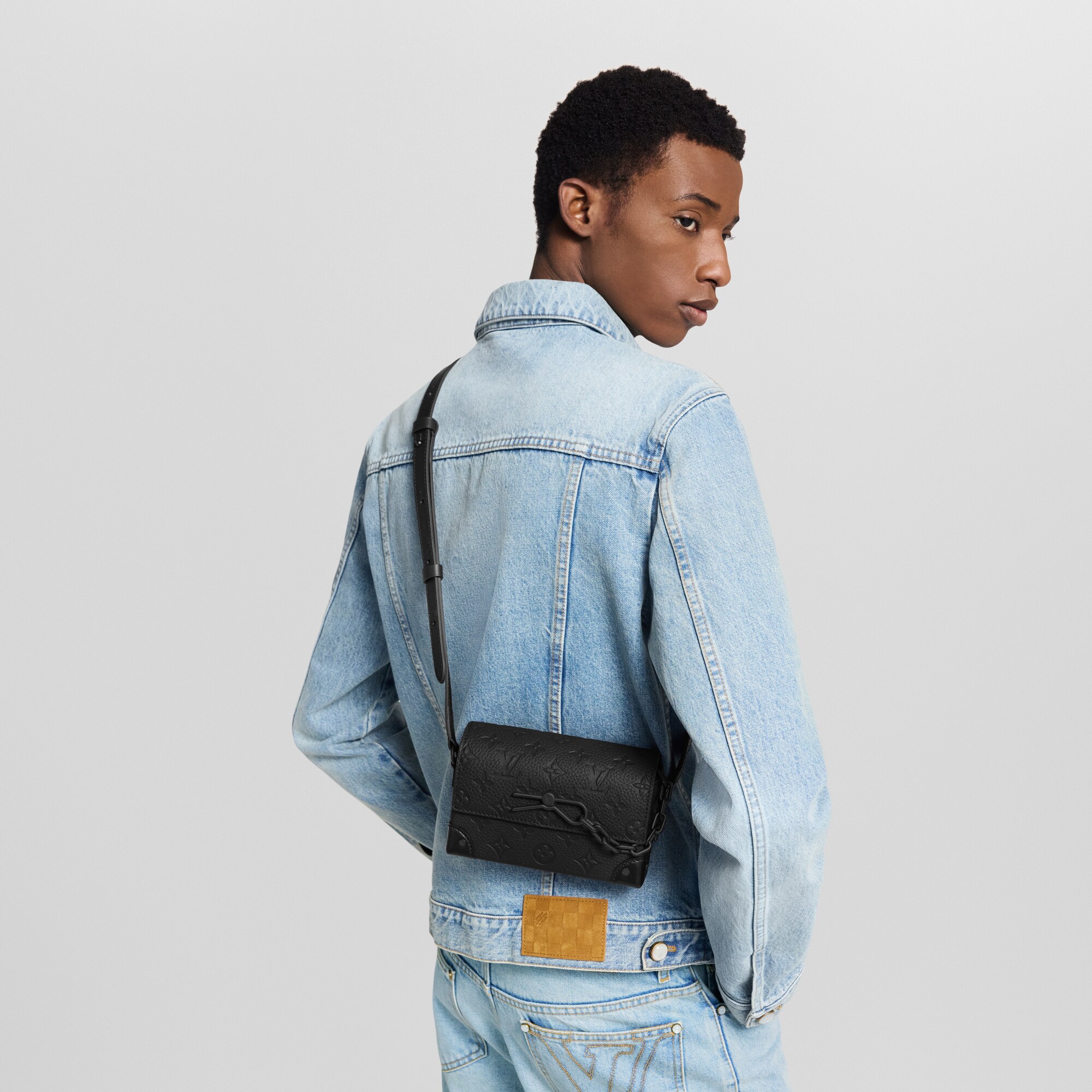 Steamer Wearable Geldbörse Monogram Canvas & Taurillon Leder  