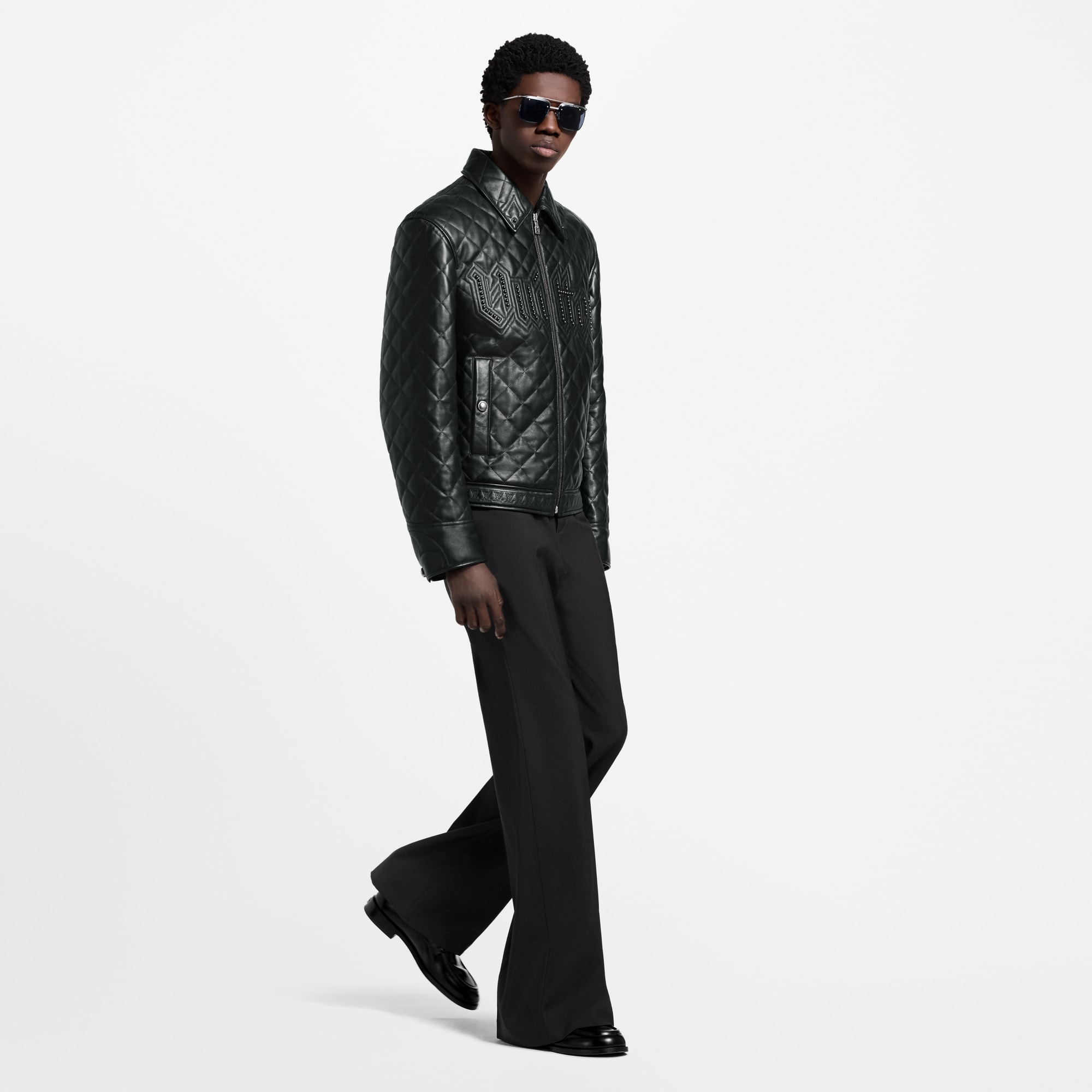 Steppblouson aus Leder  Herren Ready to Wear Jacken und Mäntel | LOUIS VUITTON (Zoom)