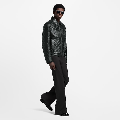 Steppblouson aus Leder Herren Ready to Wear Jacken und Mäntel | LOUIS VUITTON (Zoom)