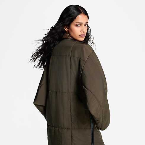 Steppmantel mit Stopper-Detail Damen Ready to Wear Mäntel und Jacken | LOUIS VUITTON (Zoom)