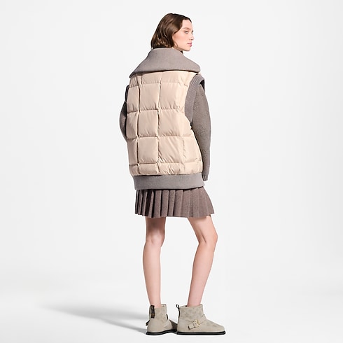 Steppweste mit geripptem Saum Damen Ready to Wear Mäntel und Jacken | LOUIS VUITTON (Zoom)