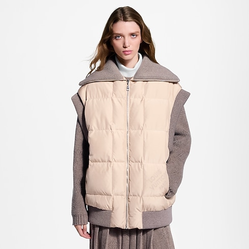 Steppweste mit geripptem Saum Damen Ready to Wear Mäntel und Jacken | LOUIS VUITTON (Zoom)