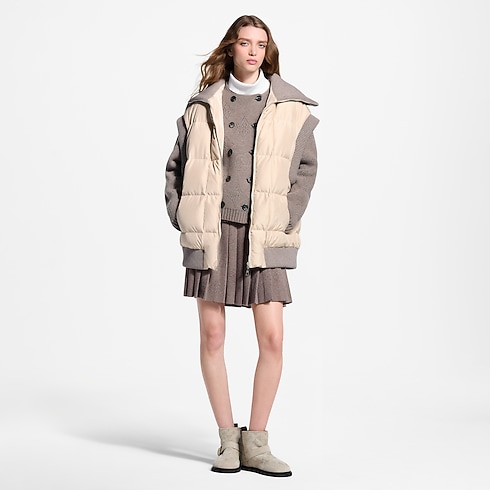 Steppweste mit geripptem Saum Damen Ready to Wear Mäntel und Jacken | LOUIS VUITTON (Zoom)