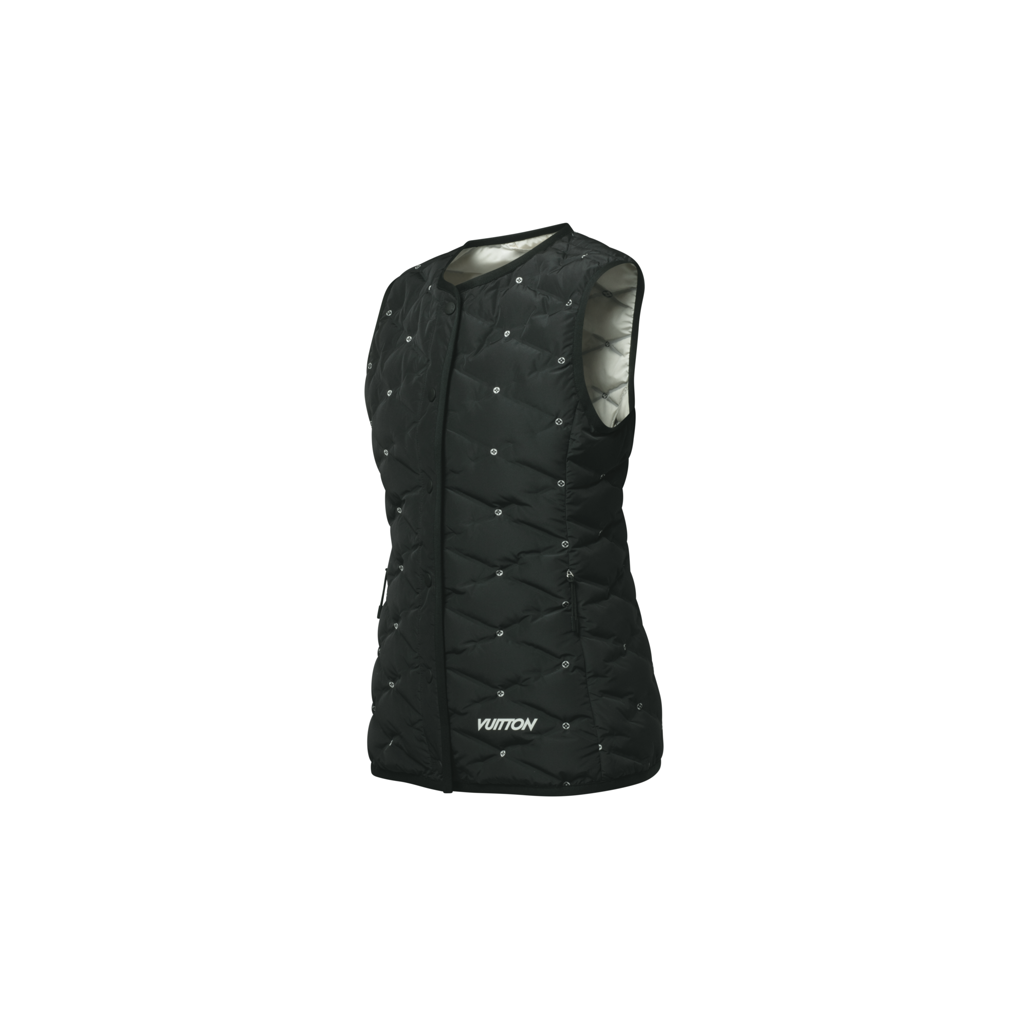 Steppweste mit Monogram-Blüten  Damen Ready to Wear Mäntel und Jacken | LOUIS VUITTON (Zoom)