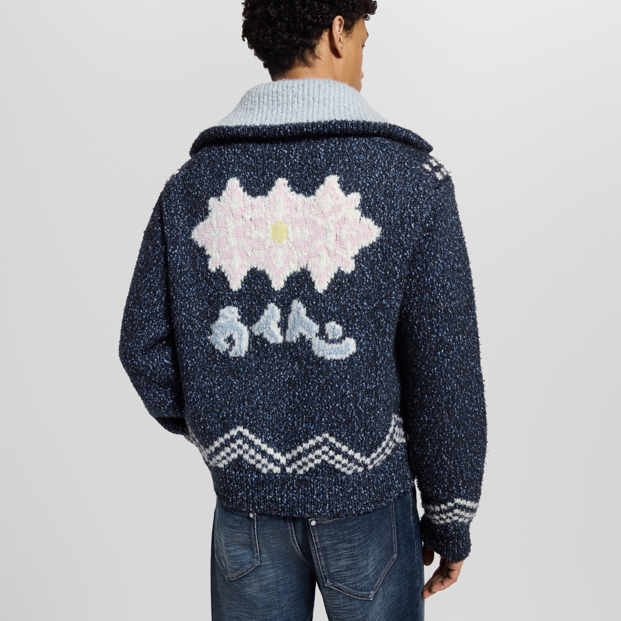 Strick-Blouson mit Reißverschluss  Herren Ready to Wear Vollständige Ready to Wear | LOUIS VUITTON (Zoom)