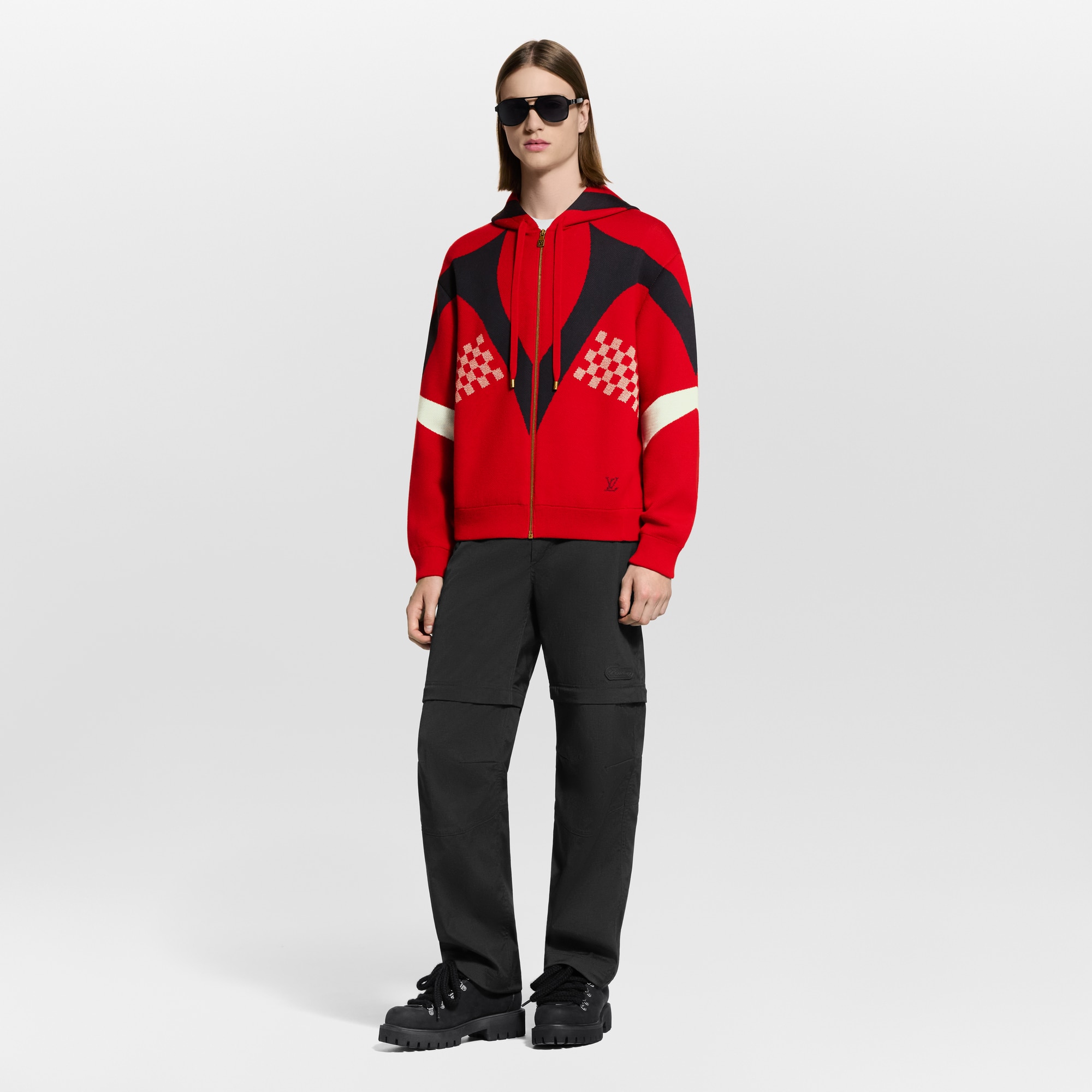 Strickblouson mit Kapuze  Neuheiten Herren LV Ski | LOUIS VUITTON (Zoom)