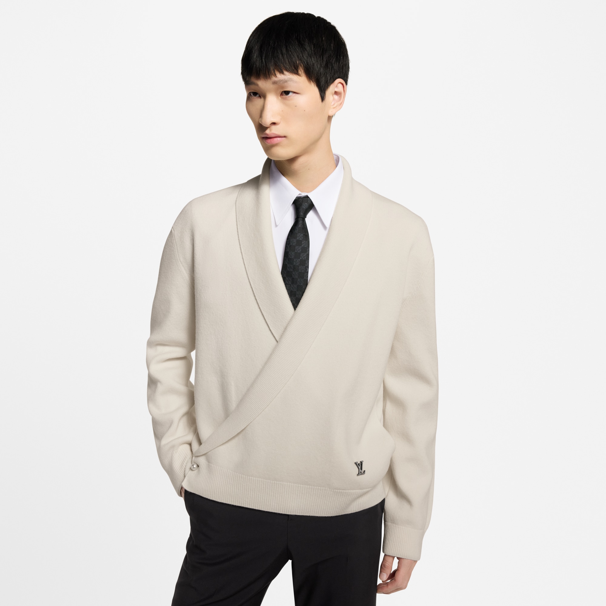 Strickcardigan mit Schalkragen  Herren Ready to Wear Vollständige Ready to Wear | LOUIS VUITTON (Zoom)