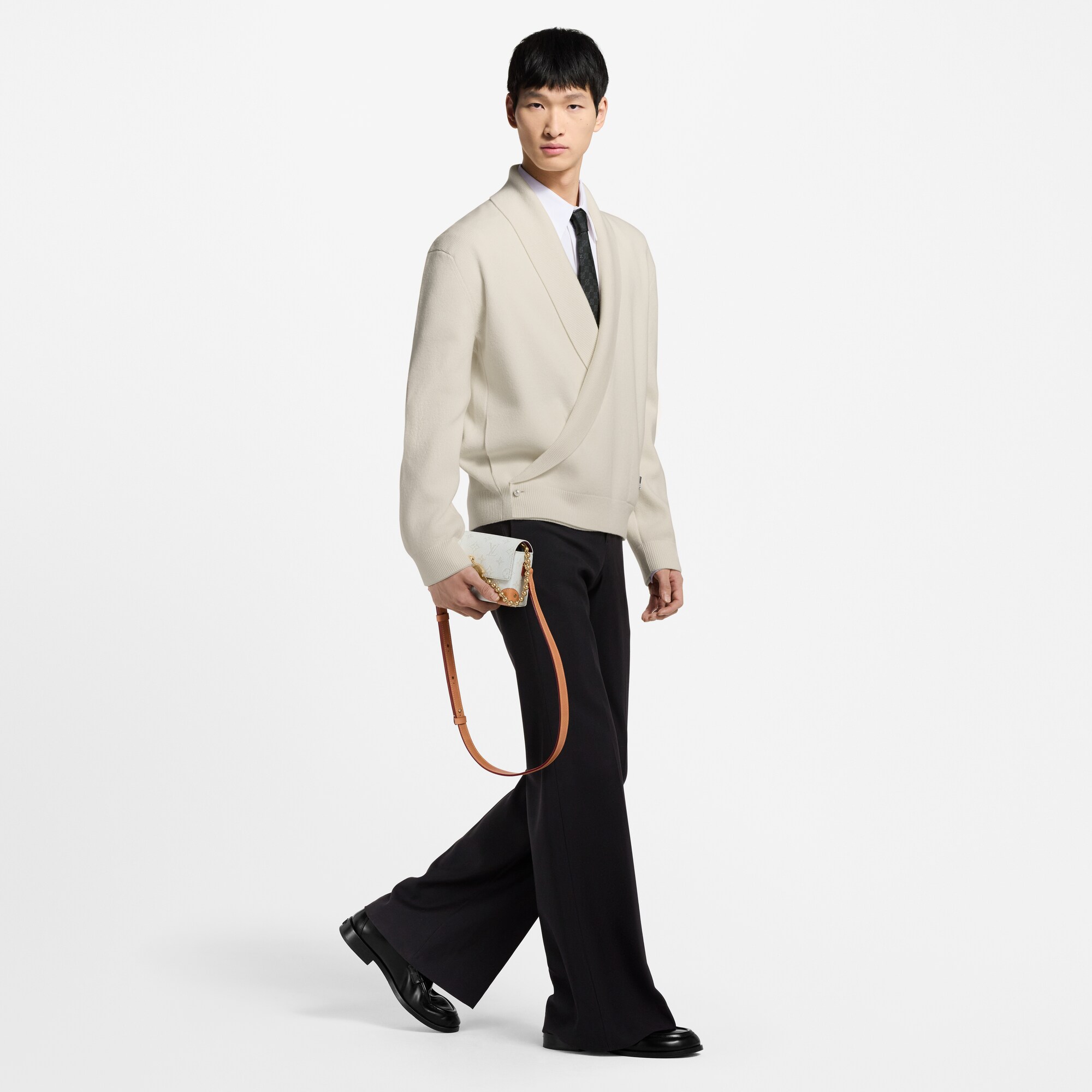 Strickcardigan mit Schalkragen  Herren Ready to Wear Vollständige Ready to Wear | LOUIS VUITTON (Zoom)