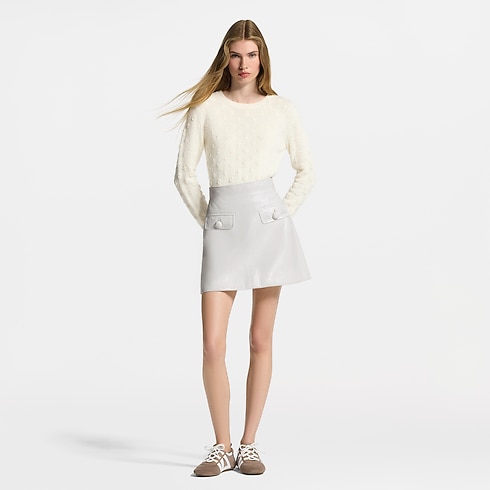 Strickpullover mit 3D-Monogram Damen Ready to Wear Strick | LOUIS VUITTON (Zoom)