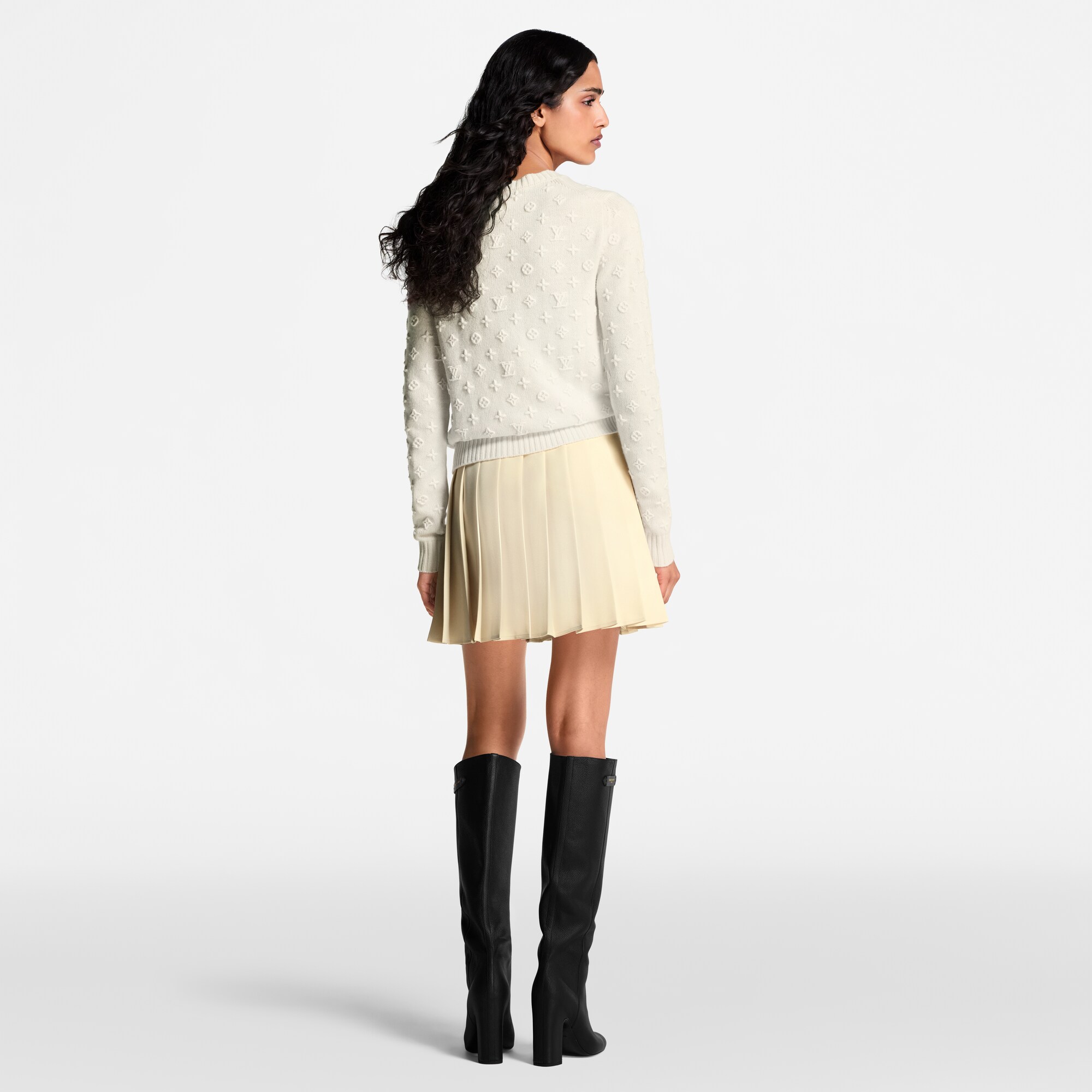 Strickpullover mit 3D-Monogram-Motiv  Damen Ready to Wear Strick | LOUIS VUITTON (Zoom)